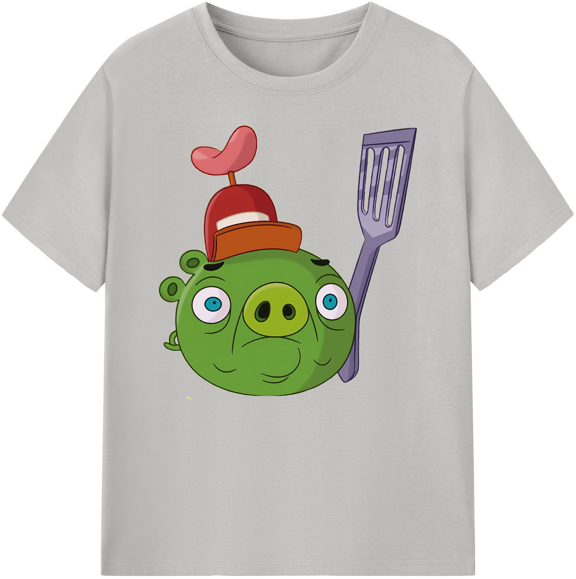 （画像用） Angry Birds アングリーバード 綿100％ メンズ半袖Tシャツ｜肌触りやわらか＆通気性