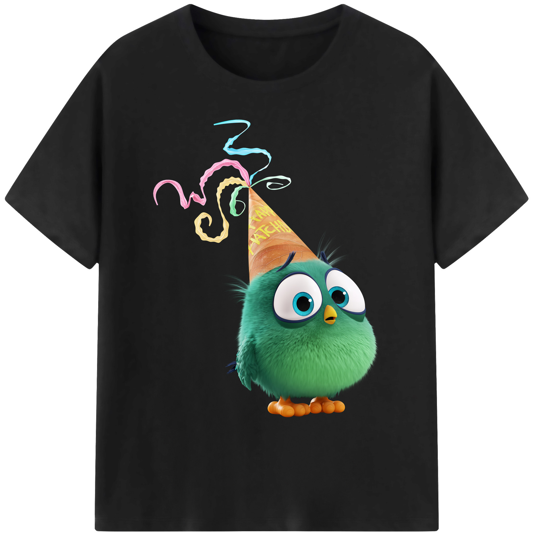 （画像用） Angry Birds アングリーバード 綿100％ メンズ半袖Tシャツ｜肌触りやわらか＆通気性