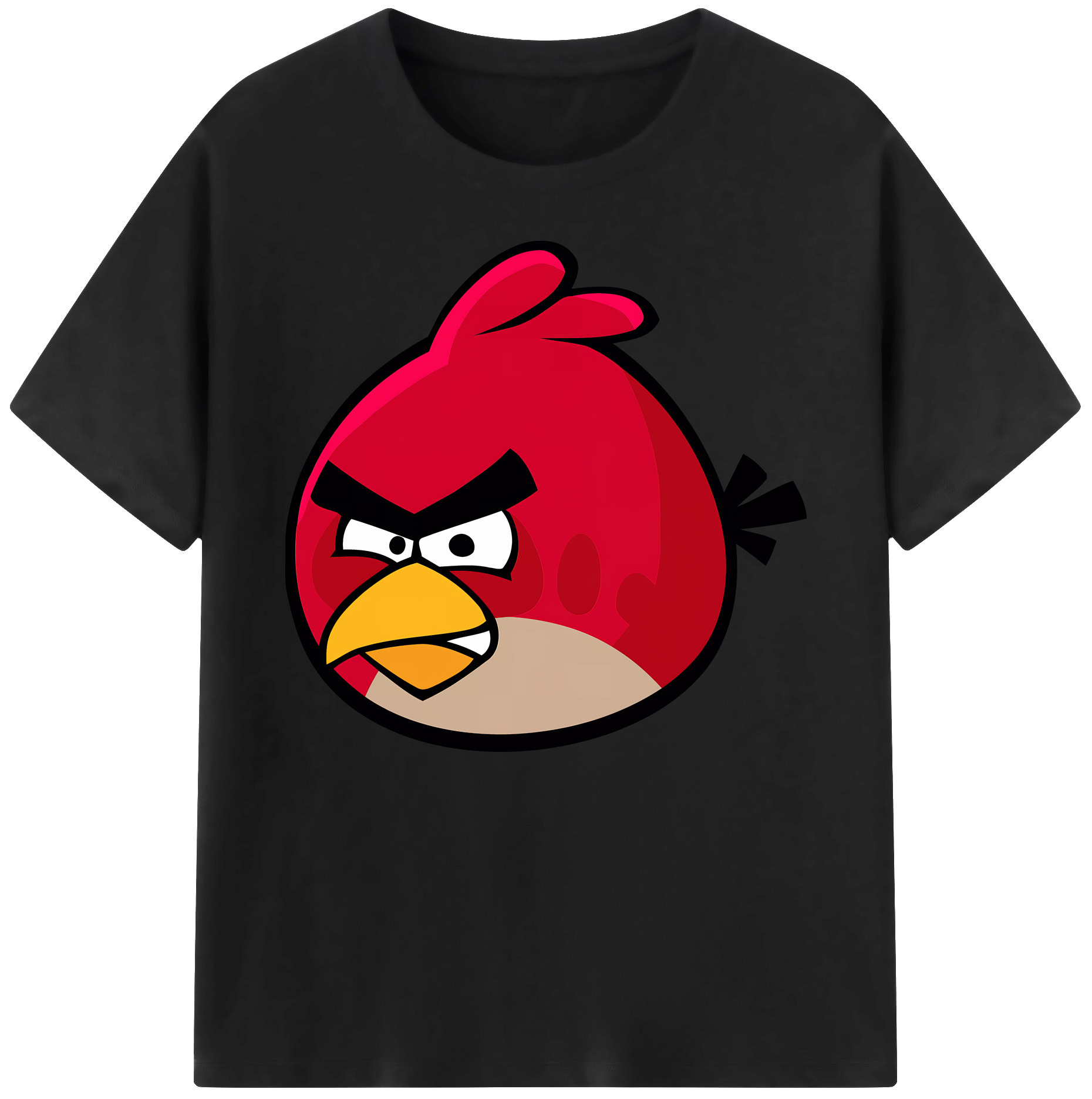 （画像用） Angry Birds アングリーバード 綿100％ メンズ半袖Tシャツ｜肌触りやわらか＆通気性