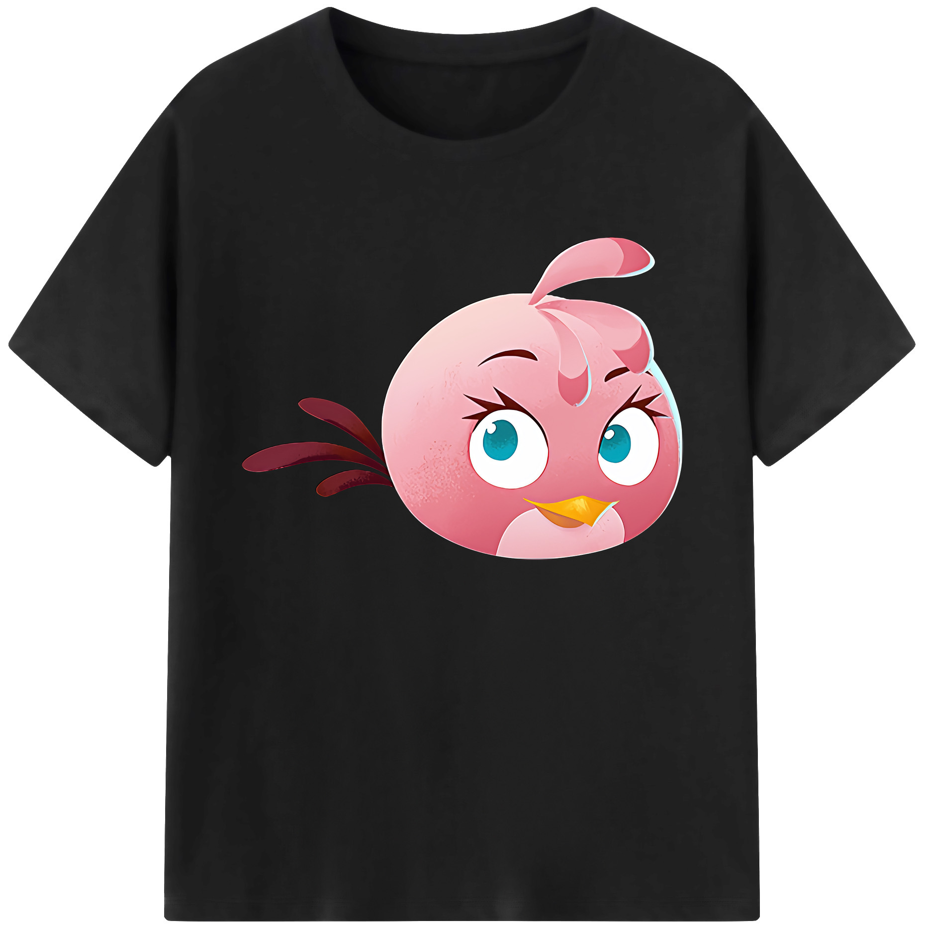 （画像用） Angry Birds アングリーバード 綿100％ メンズ半袖Tシャツ｜肌触りやわらか＆通気性