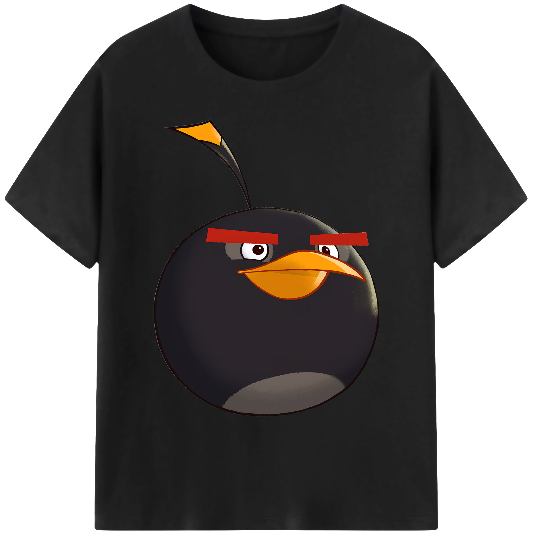 （画像用） Angry Birds アングリーバード 綿100％ メンズ半袖Tシャツ｜肌触りやわらか＆通気性