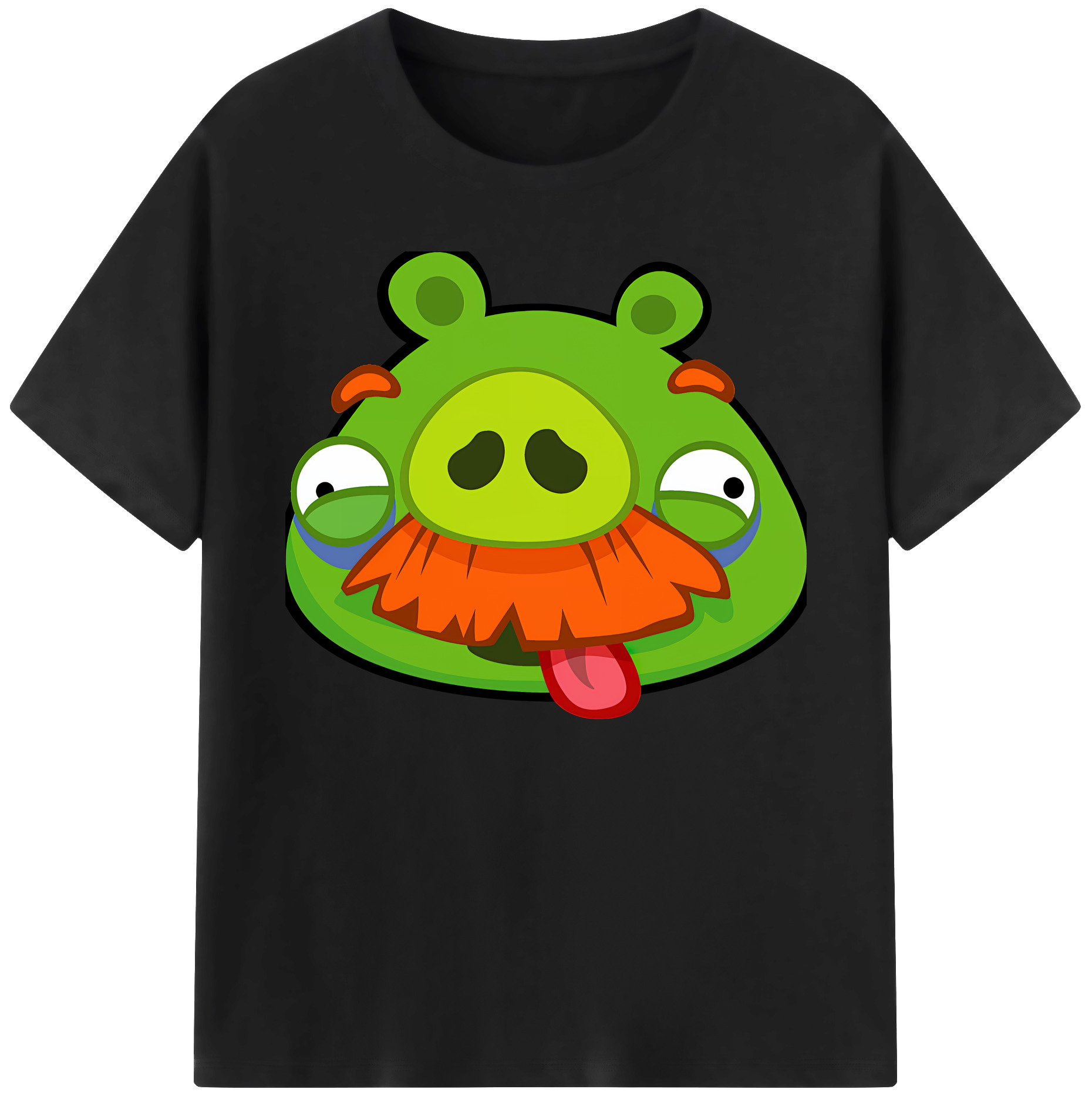 （画像用） Angry Birds アングリーバード 綿100％ メンズ半袖Tシャツ｜肌触りやわらか＆通気性