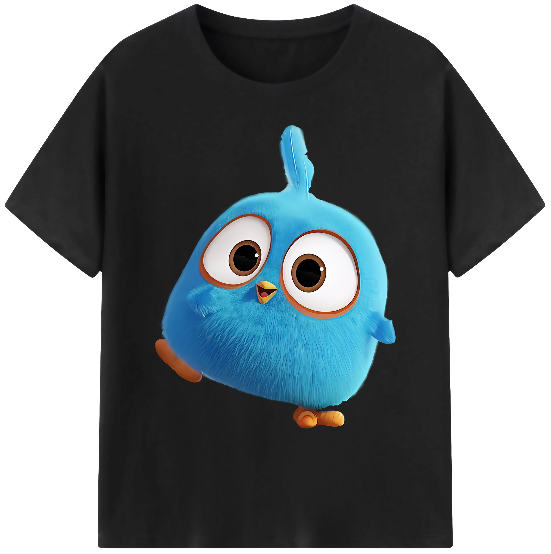 （画像用） Angry Birds アングリーバード 綿100％ メンズ半袖Tシャツ｜肌触りやわらか＆通気性
