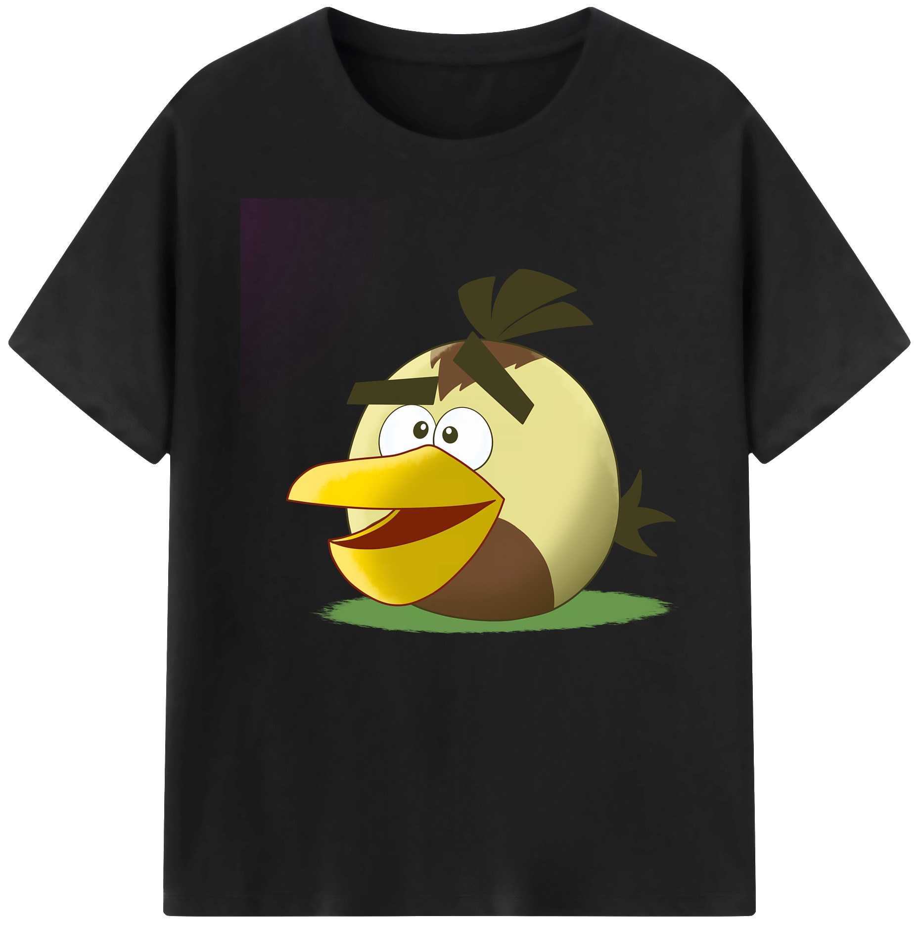 （画像用） Angry Birds アングリーバード 綿100％ メンズ半袖Tシャツ｜肌触りやわらか＆通気性