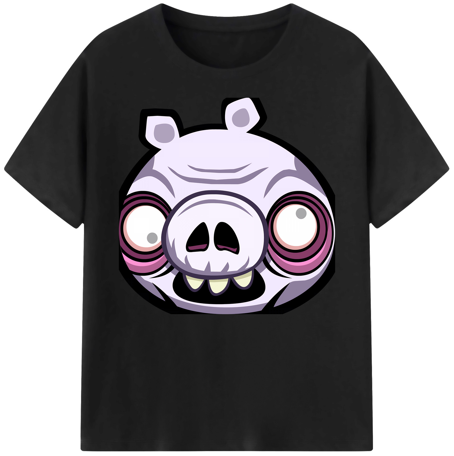 （画像用） Angry Birds アングリーバード 綿100％ メンズ半袖Tシャツ｜肌触りやわらか＆通気性