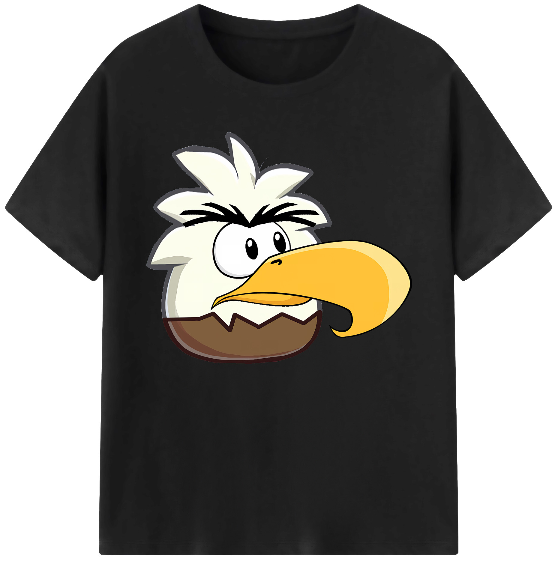 （画像用） Angry Birds アングリーバード 綿100％ メンズ半袖Tシャツ｜肌触りやわらか＆通気性