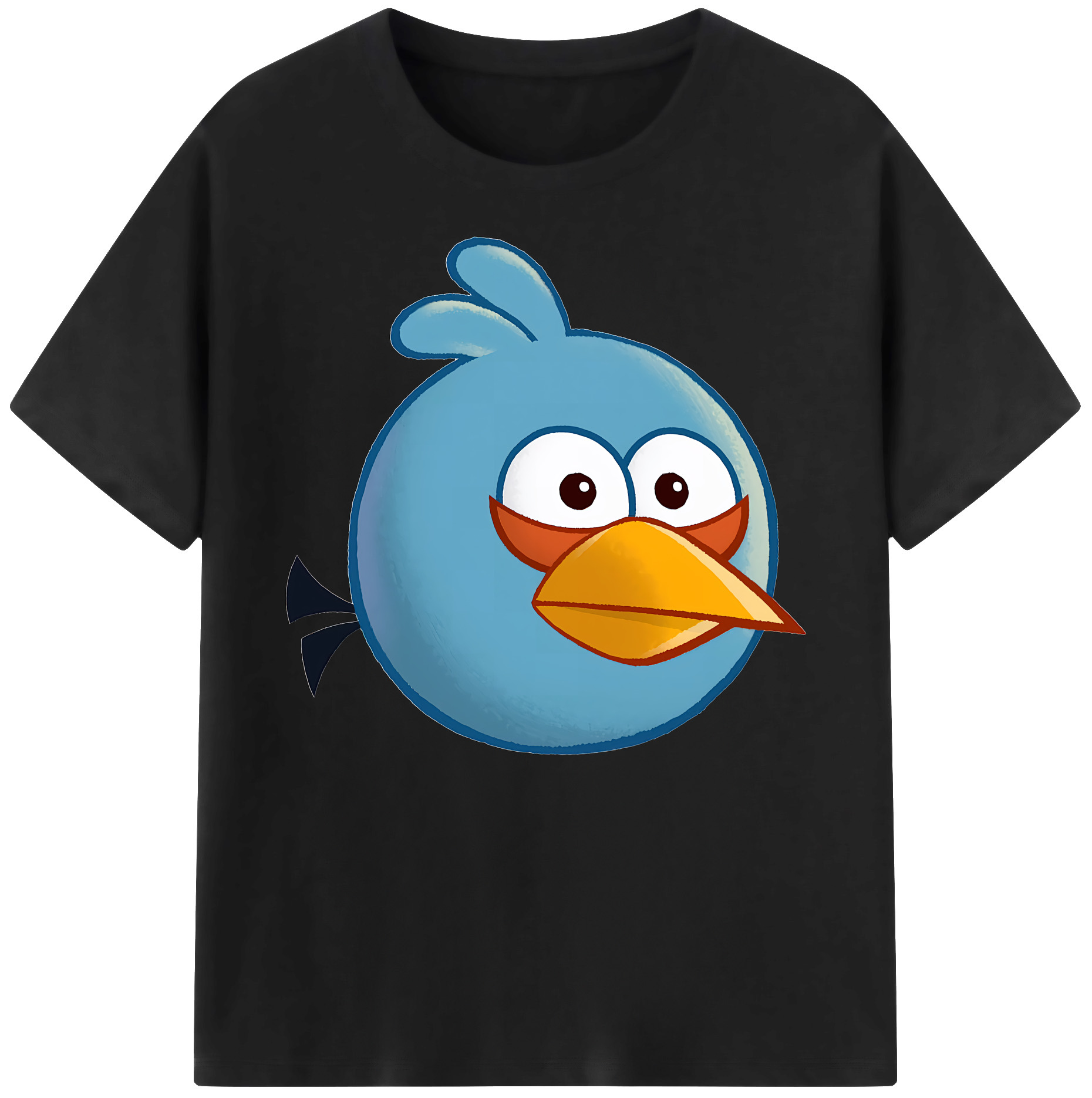 （画像用） Angry Birds アングリーバード 綿100％ メンズ半袖Tシャツ｜肌触りやわらか＆通気性