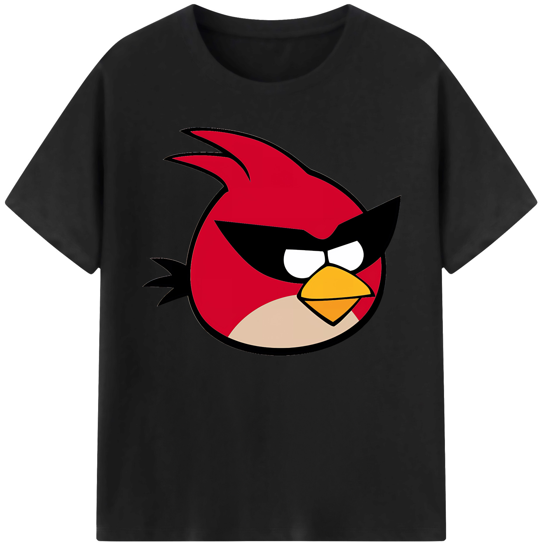 （画像用） Angry Birds アングリーバード 綿100％ メンズ半袖Tシャツ｜肌触りやわらか＆通気性