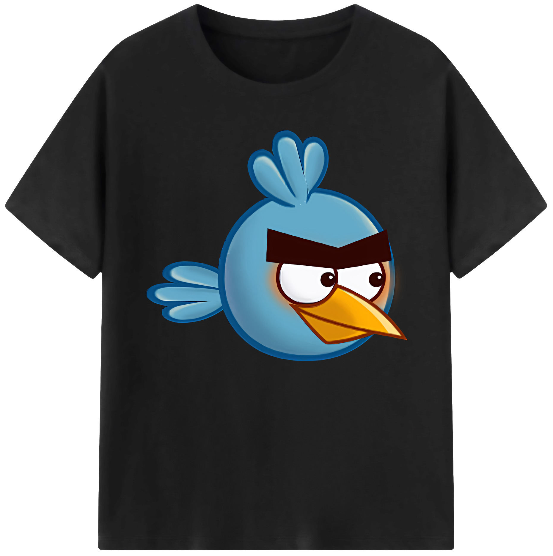 （画像用） Angry Birds アングリーバード 綿100％ メンズ半袖Tシャツ｜肌触りやわらか＆通気性