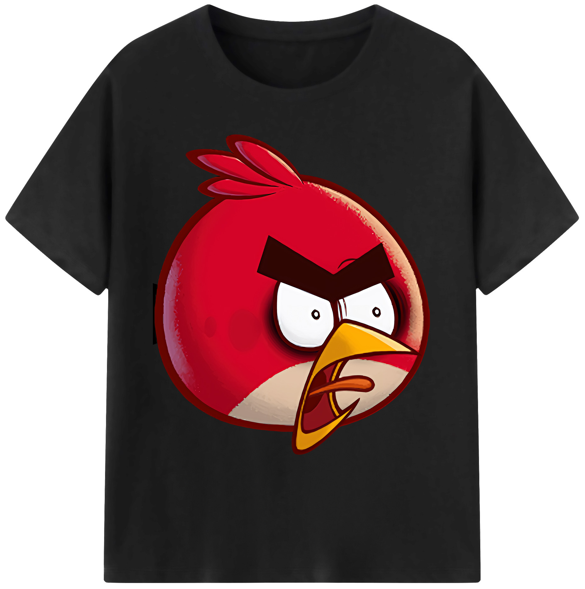 （画像用） Angry Birds アングリーバード 綿100％ メンズ半袖Tシャツ｜肌触りやわらか＆通気性