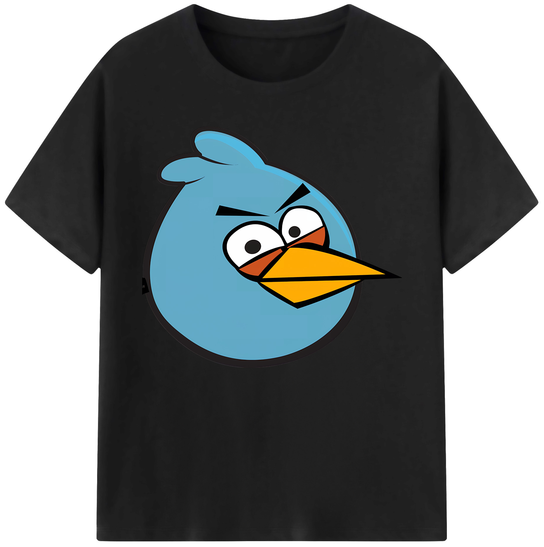 （画像用） Angry Birds アングリーバード 綿100％ メンズ半袖Tシャツ｜肌触りやわらか＆通気性