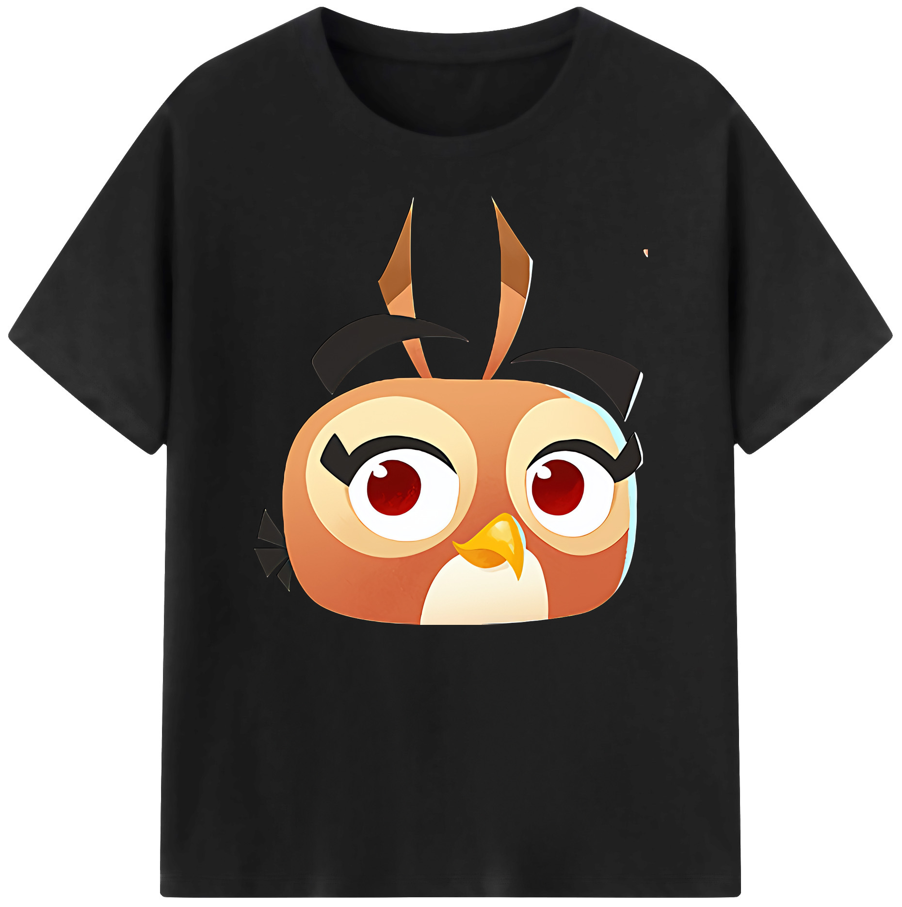 （画像用） Angry Birds アングリーバード 綿100％ メンズ半袖Tシャツ｜肌触りやわらか＆通気性
