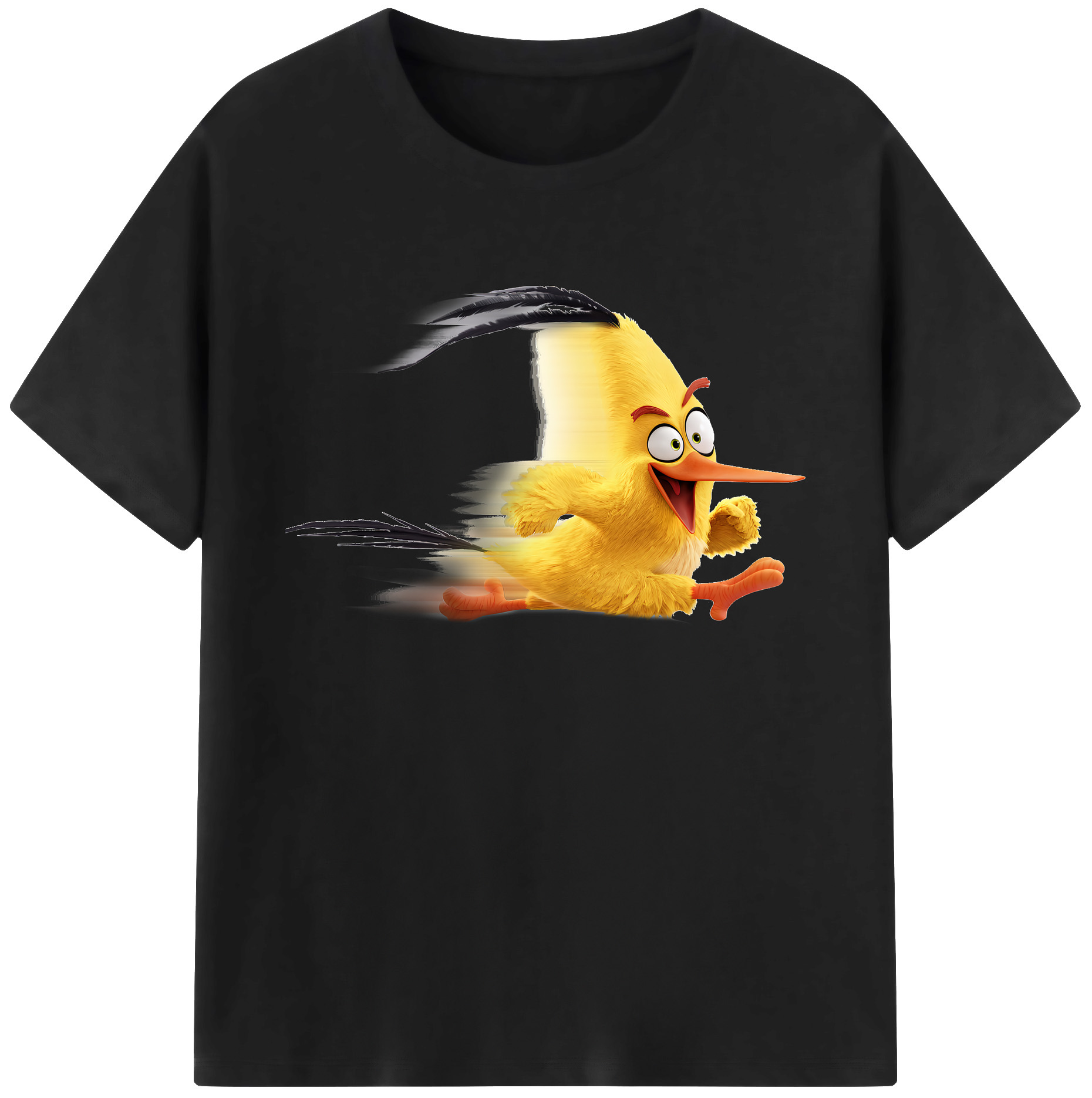 （画像用） Angry Birds アングリーバード 綿100％ メンズ半袖Tシャツ｜肌触りやわらか＆通気性