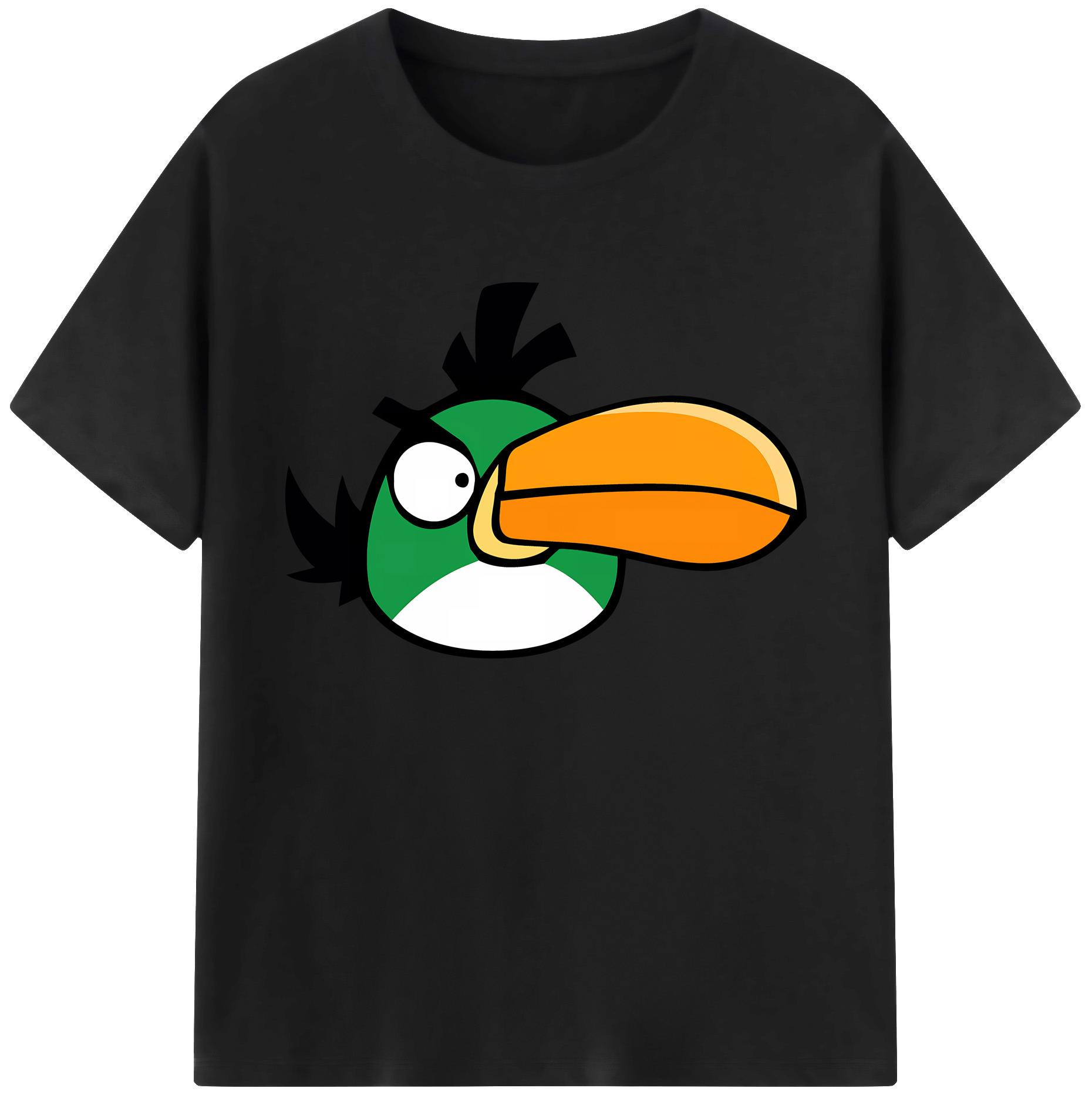 （画像用） Angry Birds アングリーバード 綿100％ メンズ半袖Tシャツ｜肌触りやわらか＆通気性