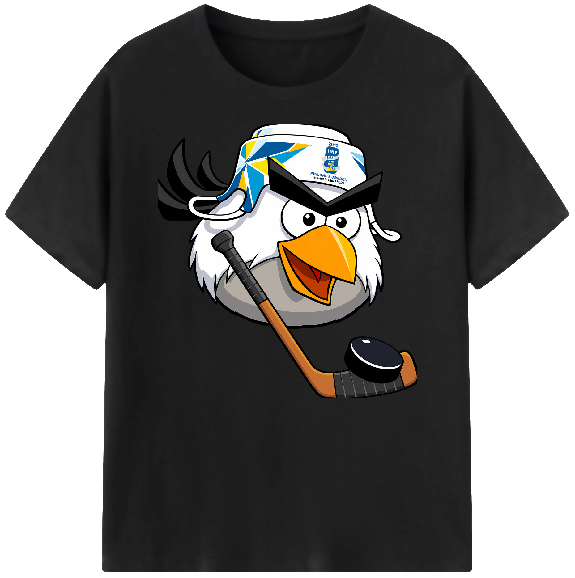（画像用） Angry Birds アングリーバード 綿100％ メンズ半袖Tシャツ｜肌触りやわらか＆通気性