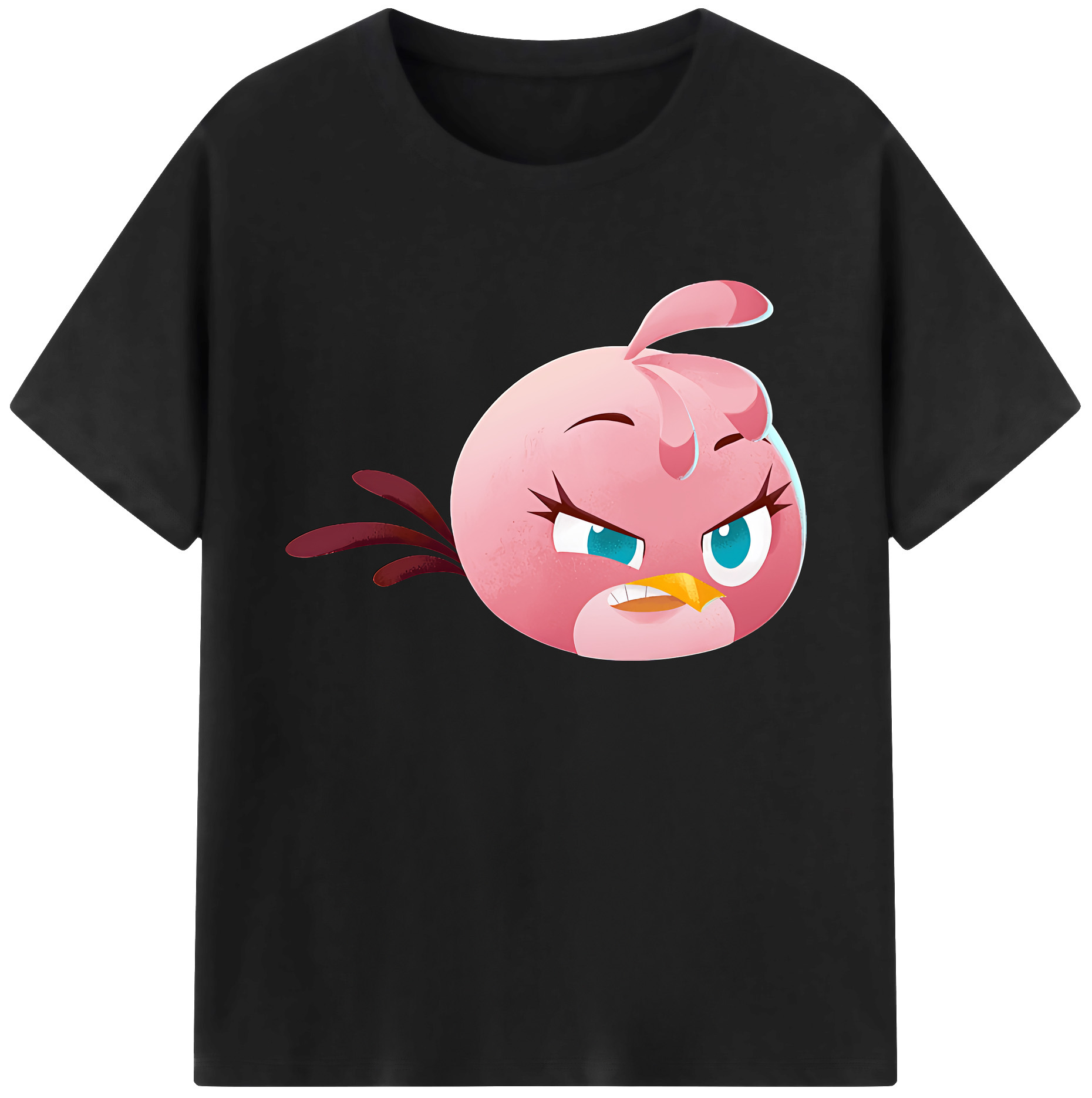 （画像用） Angry Birds アングリーバード 綿100％ メンズ半袖Tシャツ｜肌触りやわらか＆通気性