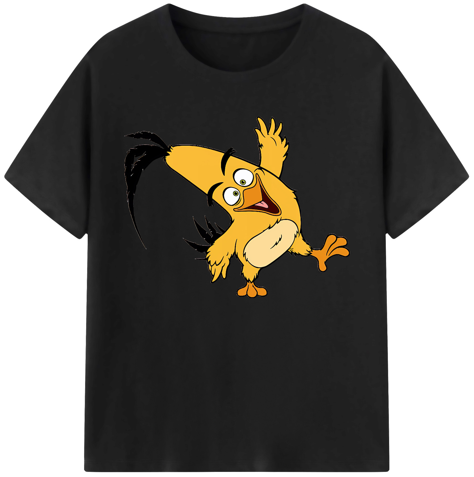 （画像用） Angry Birds アングリーバード 綿100％ メンズ半袖Tシャツ｜肌触りやわらか＆通気性