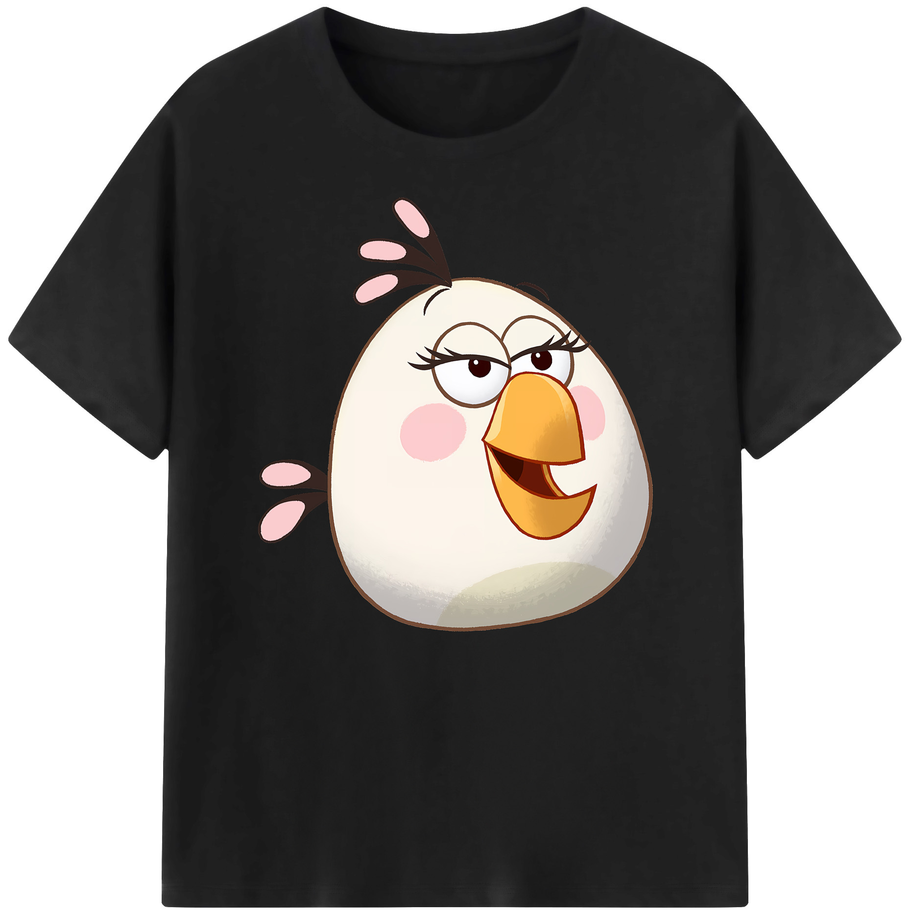 （画像用） Angry Birds アングリーバード 綿100％ メンズ半袖Tシャツ｜肌触りやわらか＆通気性