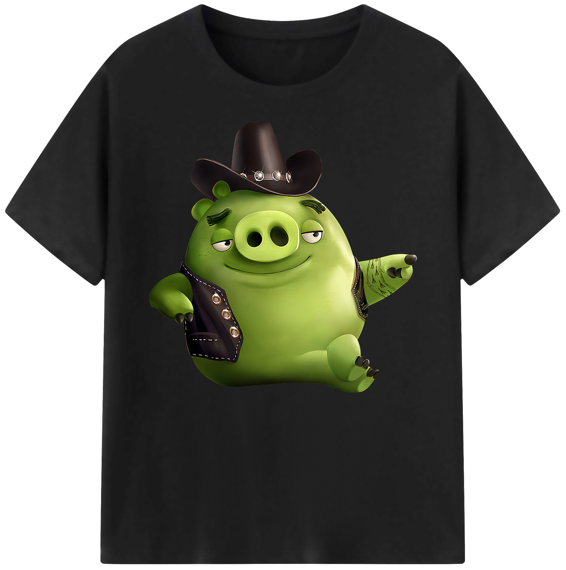 （画像用） Angry Birds アングリーバード 綿100％ メンズ半袖Tシャツ｜肌触りやわらか＆通気性