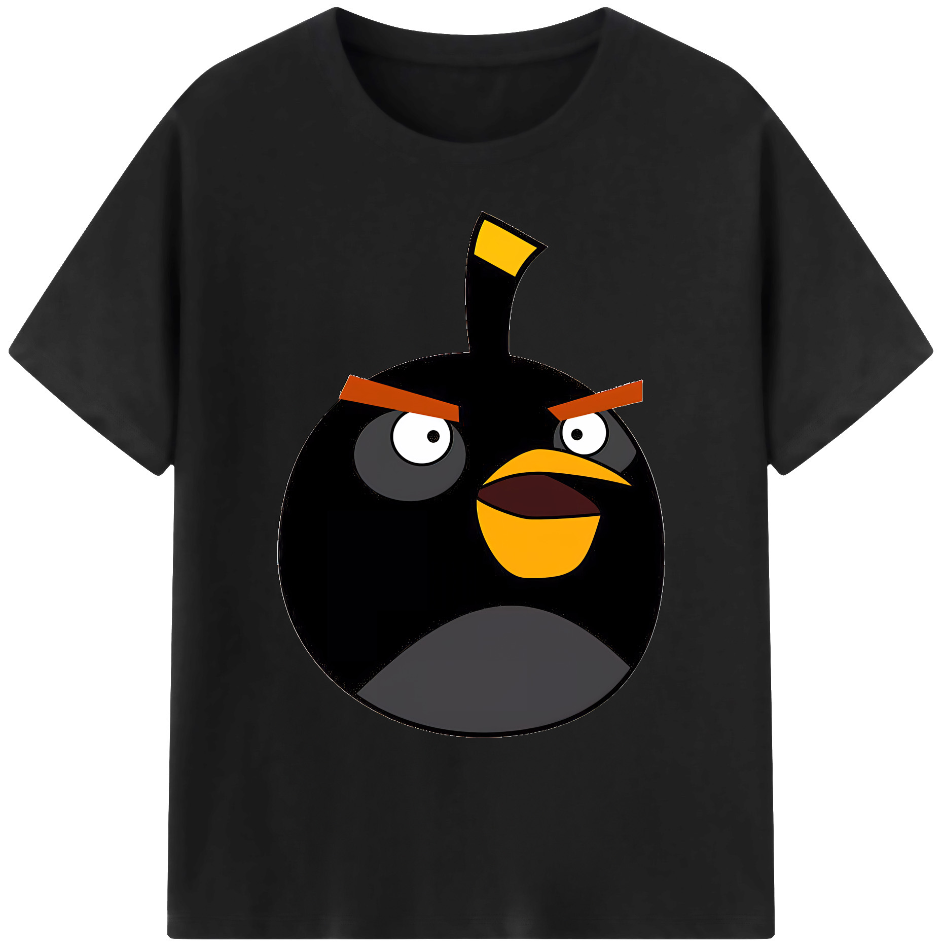 （画像用） Angry Birds アングリーバード 綿100％ メンズ半袖Tシャツ｜肌触りやわらか＆通気性