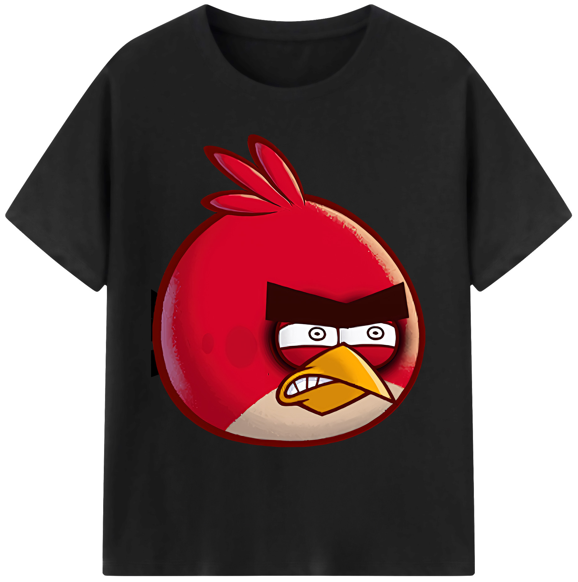 （画像用） Angry Birds アングリーバード 綿100％ メンズ半袖Tシャツ｜肌触りやわらか＆通気性
