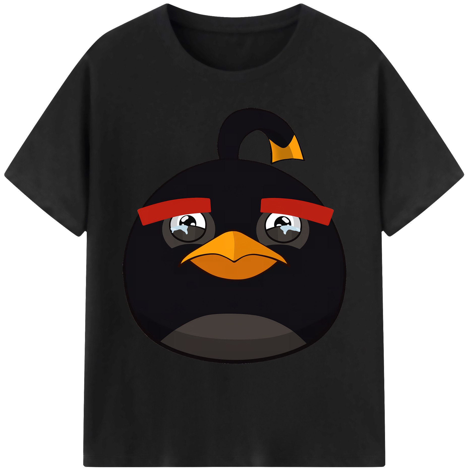 （画像用） Angry Birds アングリーバード 綿100％ メンズ半袖Tシャツ｜肌触りやわらか＆通気性