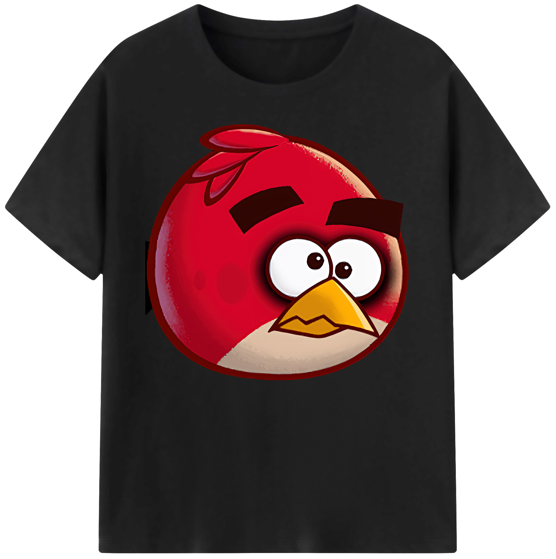 （画像用） Angry Birds アングリーバード 綿100％ メンズ半袖Tシャツ｜肌触りやわらか＆通気性