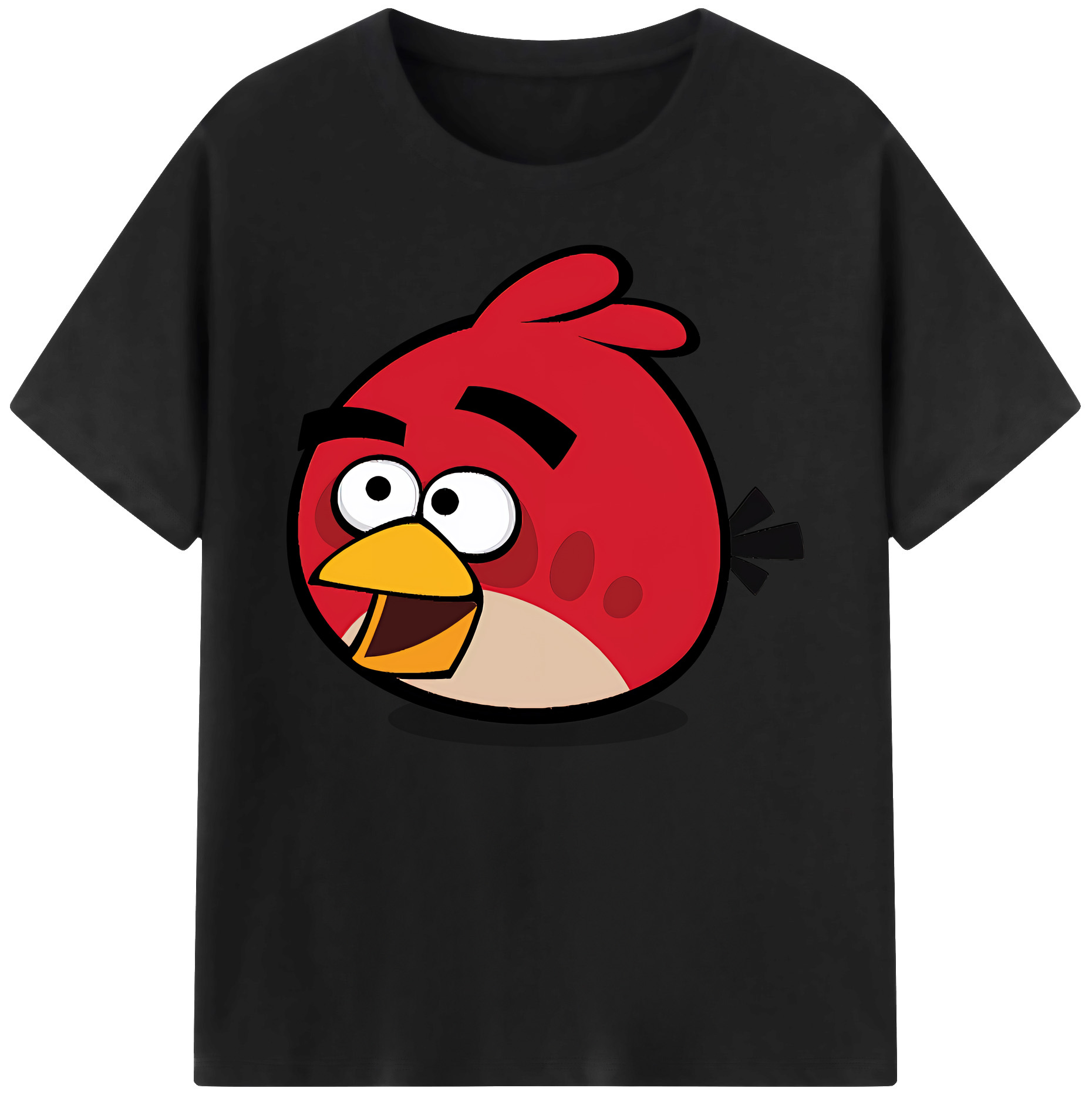 （画像用） Angry Birds アングリーバード 綿100％ メンズ半袖Tシャツ｜肌触りやわらか＆通気性