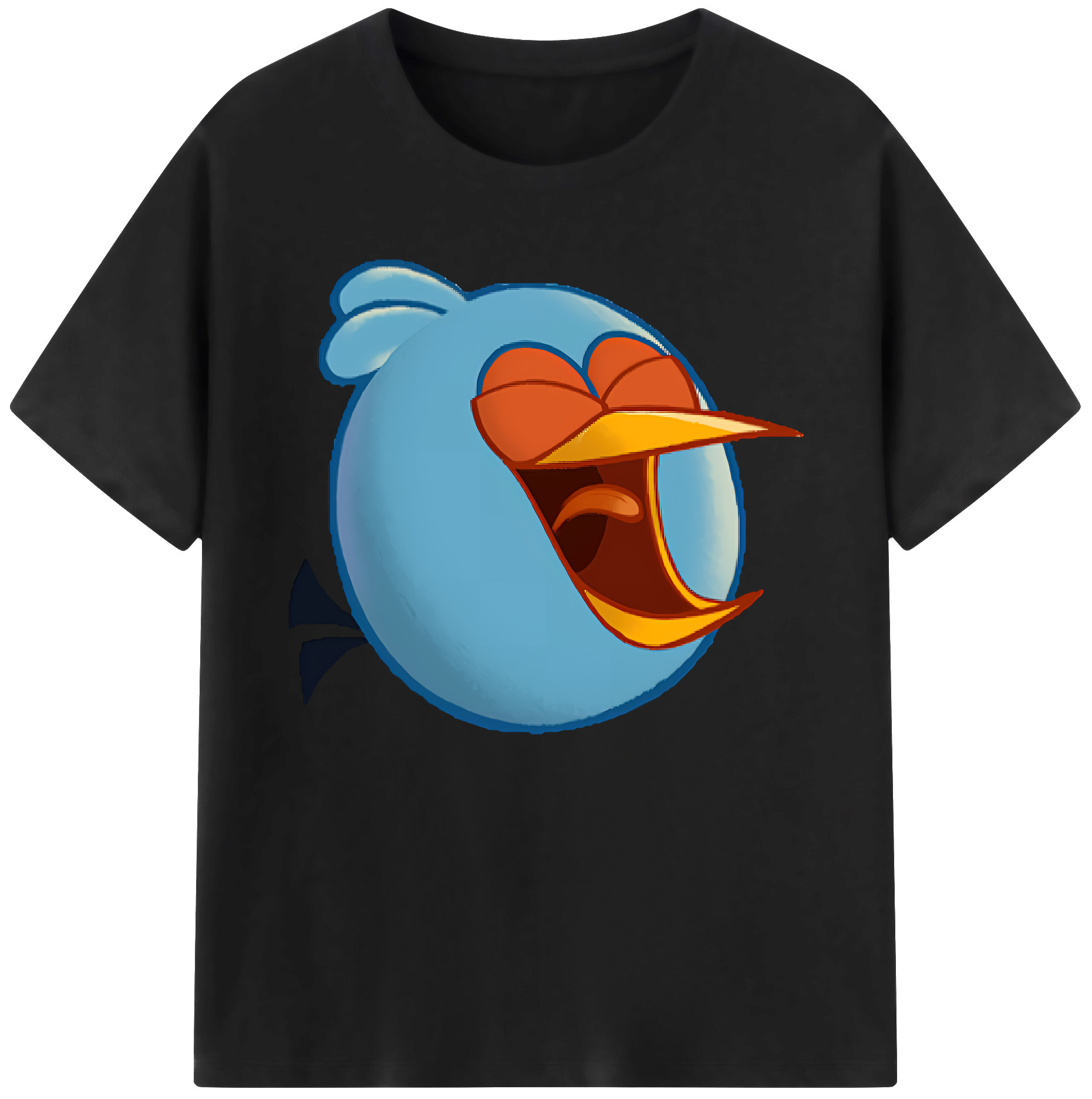 （画像用） Angry Birds アングリーバード 綿100％ メンズ半袖Tシャツ｜肌触りやわらか＆通気性