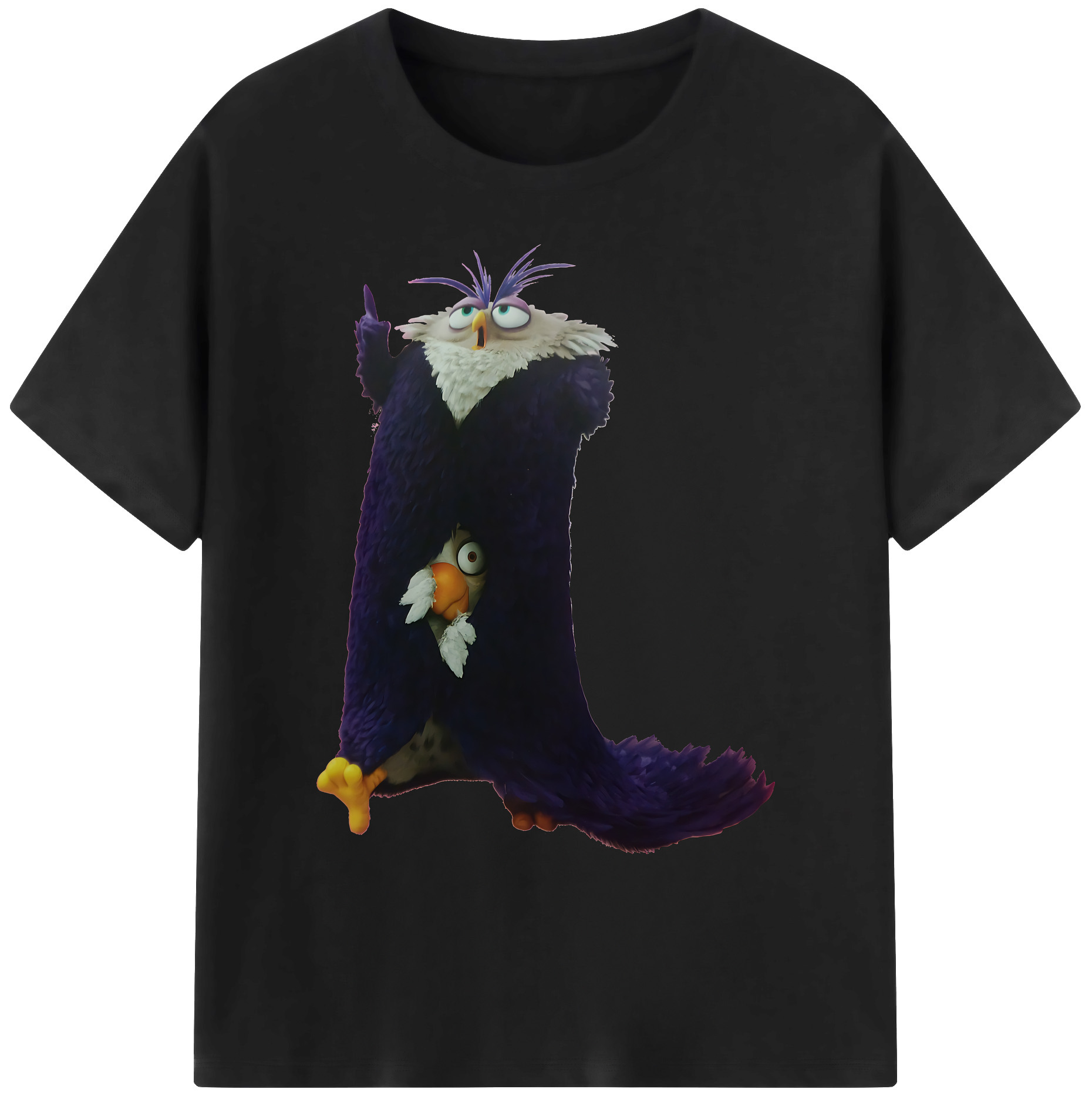 （画像用） Angry Birds アングリーバード 綿100％ メンズ半袖Tシャツ｜肌触りやわらか＆通気性