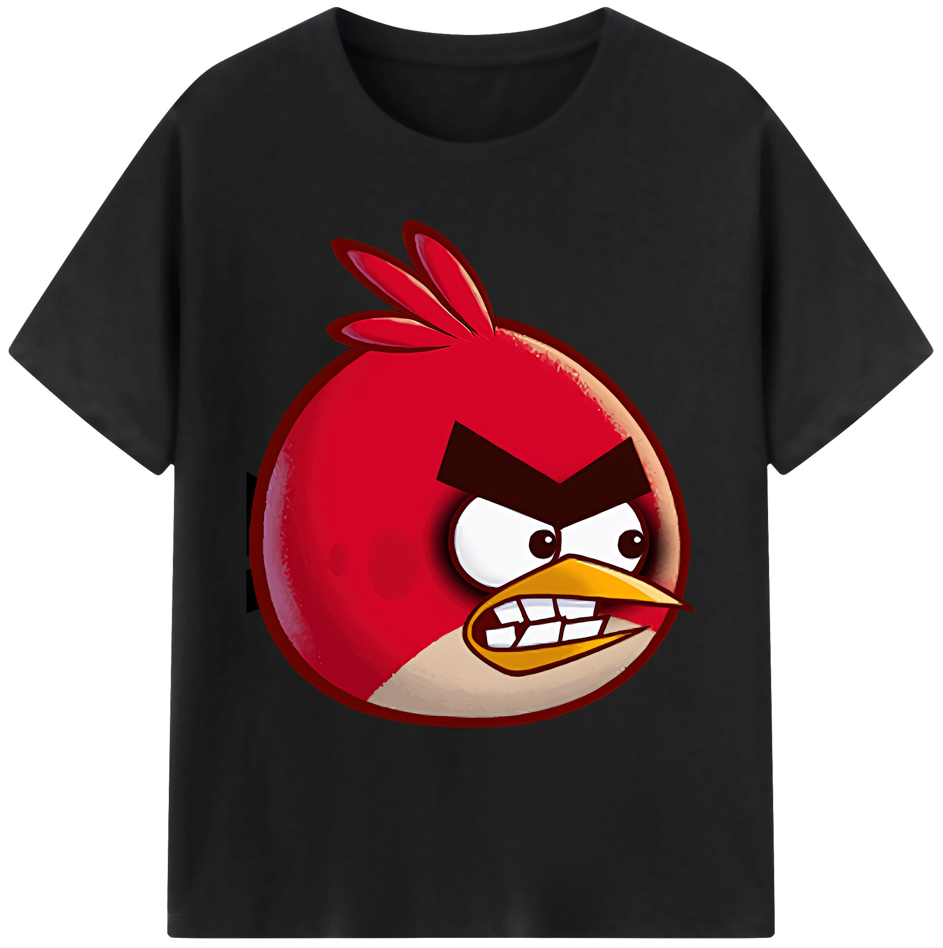 （画像用） Angry Birds アングリーバード 綿100％ メンズ半袖Tシャツ｜肌触りやわらか＆通気性