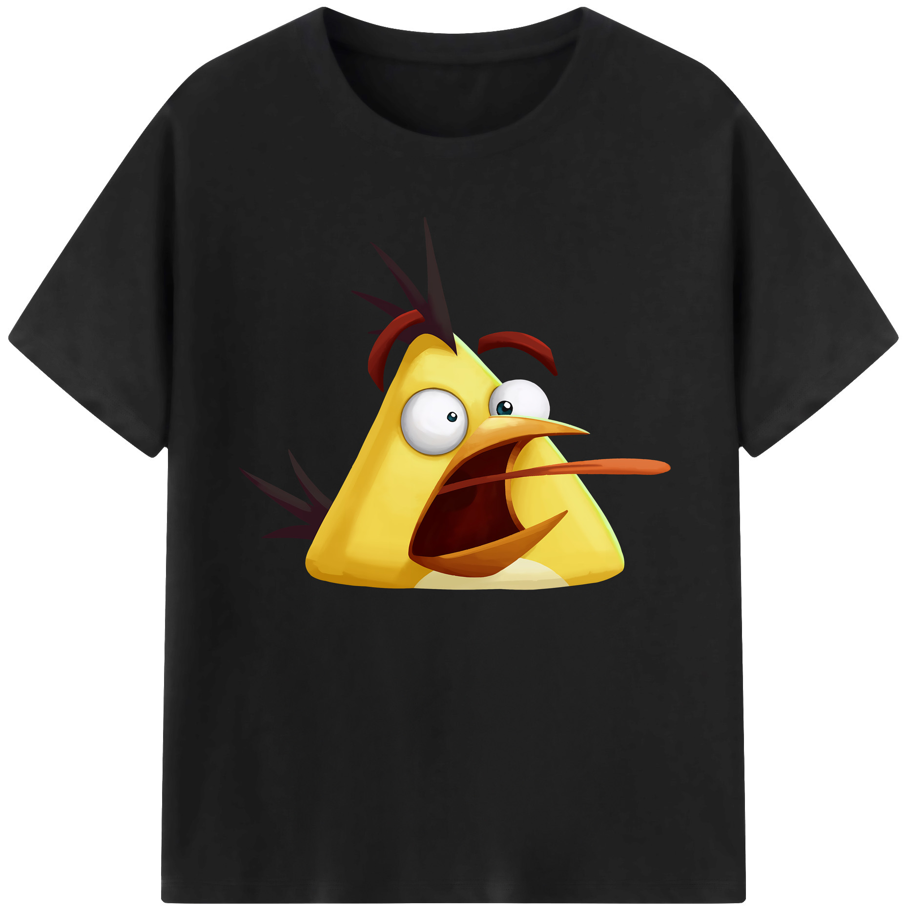 （画像用） Angry Birds アングリーバード 綿100％ メンズ半袖Tシャツ｜肌触りやわらか＆通気性