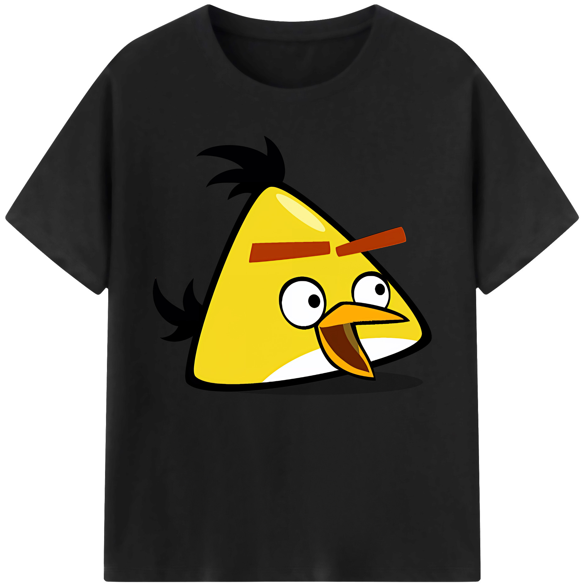 （画像用） Angry Birds アングリーバード 綿100％ メンズ半袖Tシャツ｜肌触りやわらか＆通気性