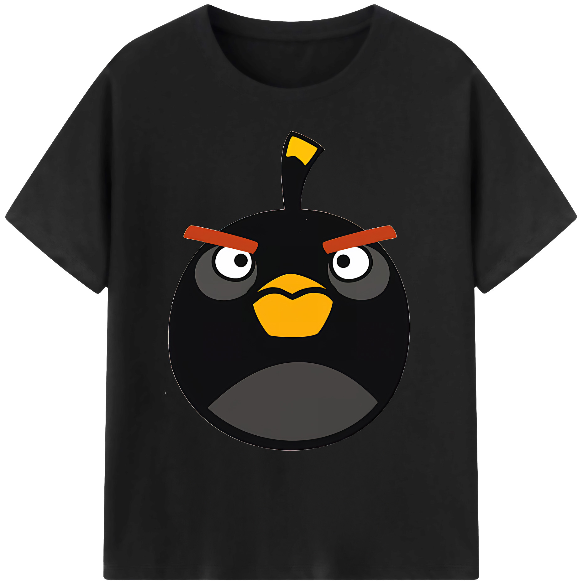 （画像用） Angry Birds アングリーバード 綿100％ メンズ半袖Tシャツ｜肌触りやわらか＆通気性