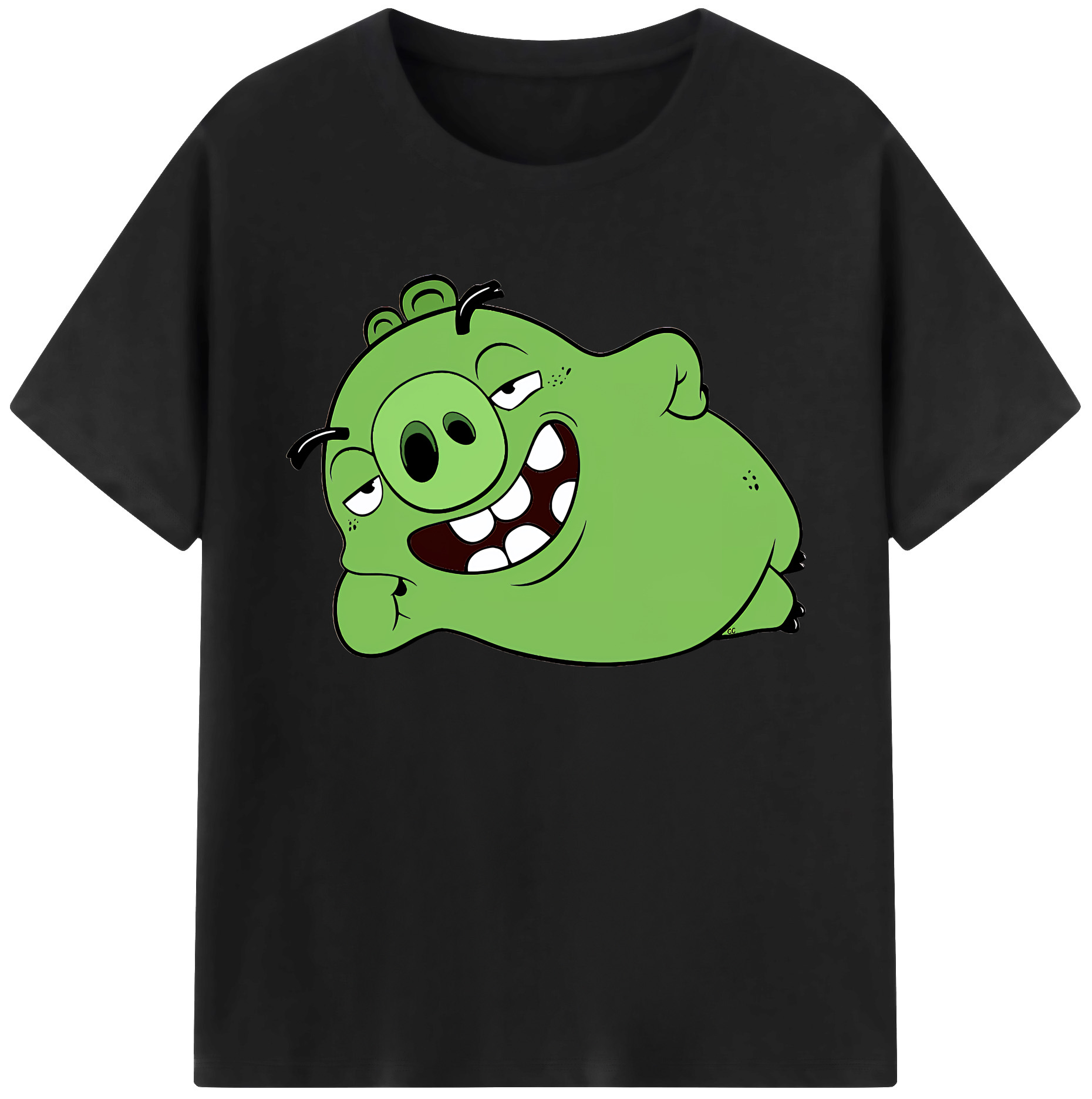 （画像用） Angry Birds アングリーバード 綿100％ メンズ半袖Tシャツ｜肌触りやわらか＆通気性