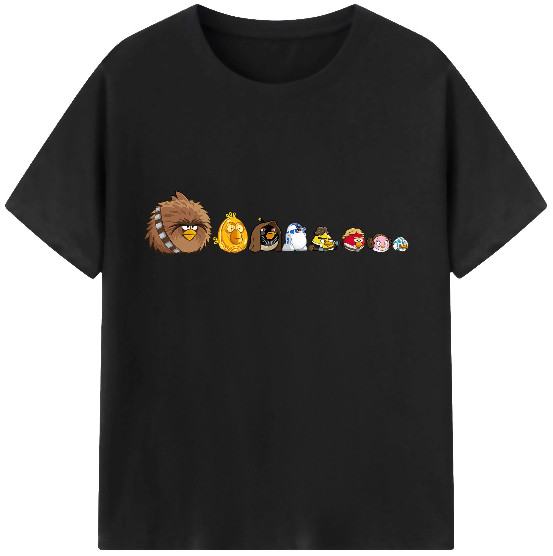 （画像用） Angry Birds アングリーバード 綿100％ メンズ半袖Tシャツ｜肌触りやわらか＆通気性