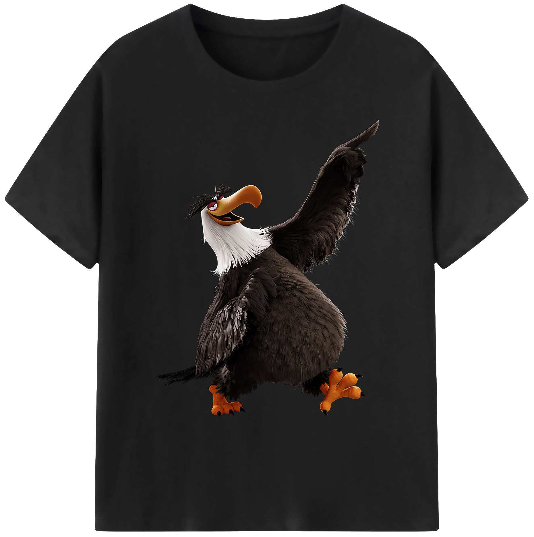（画像用） Angry Birds アングリーバード 綿100％ メンズ半袖Tシャツ｜肌触りやわらか＆通気性