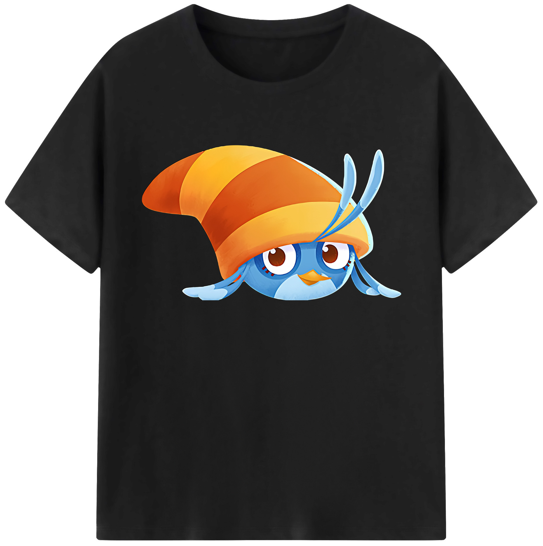 （画像用） Angry Birds アングリーバード 綿100％ メンズ半袖Tシャツ｜肌触りやわらか＆通気性
