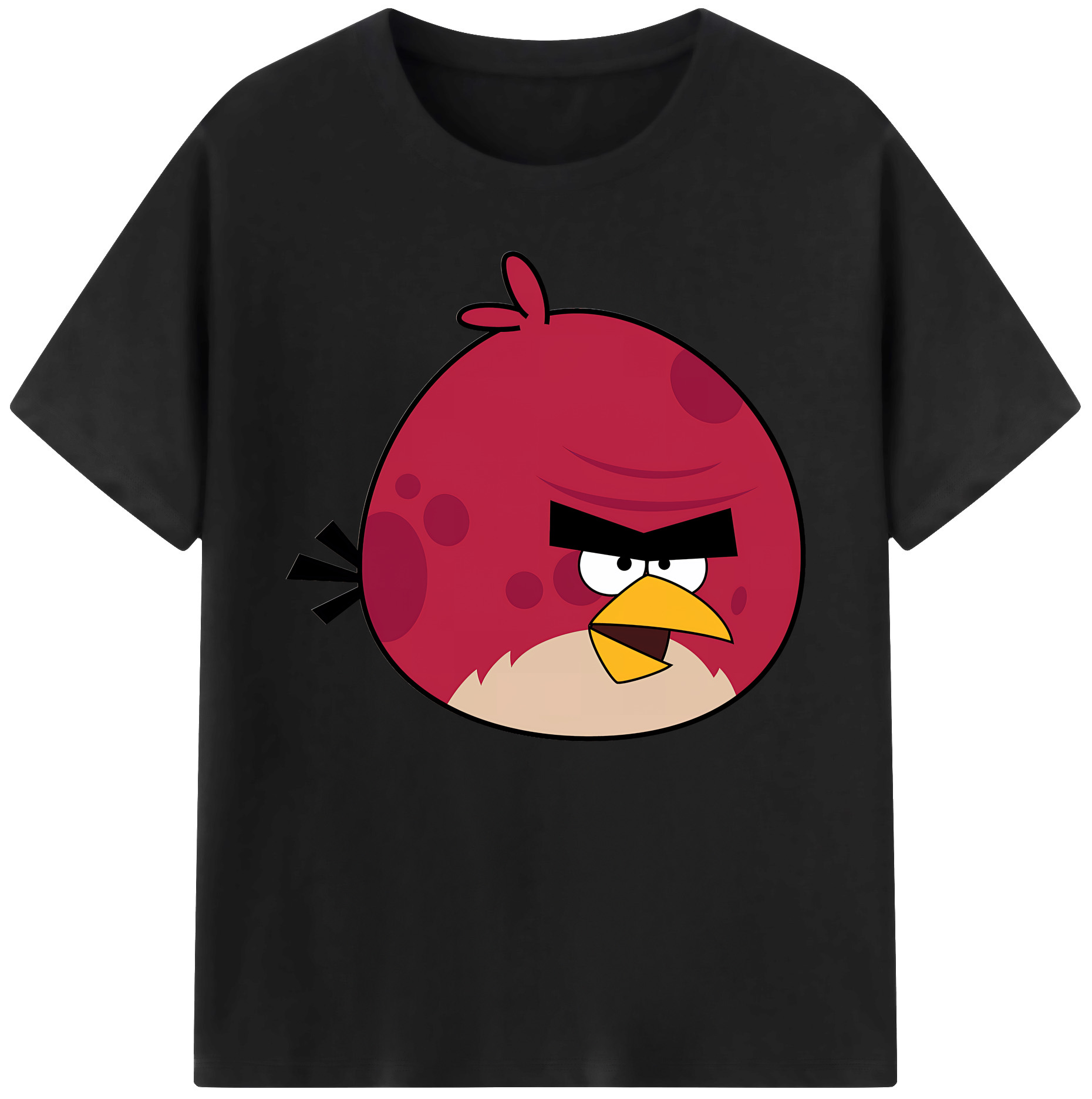 （画像用） Angry Birds アングリーバード 綿100％ メンズ半袖Tシャツ｜肌触りやわらか＆通気性