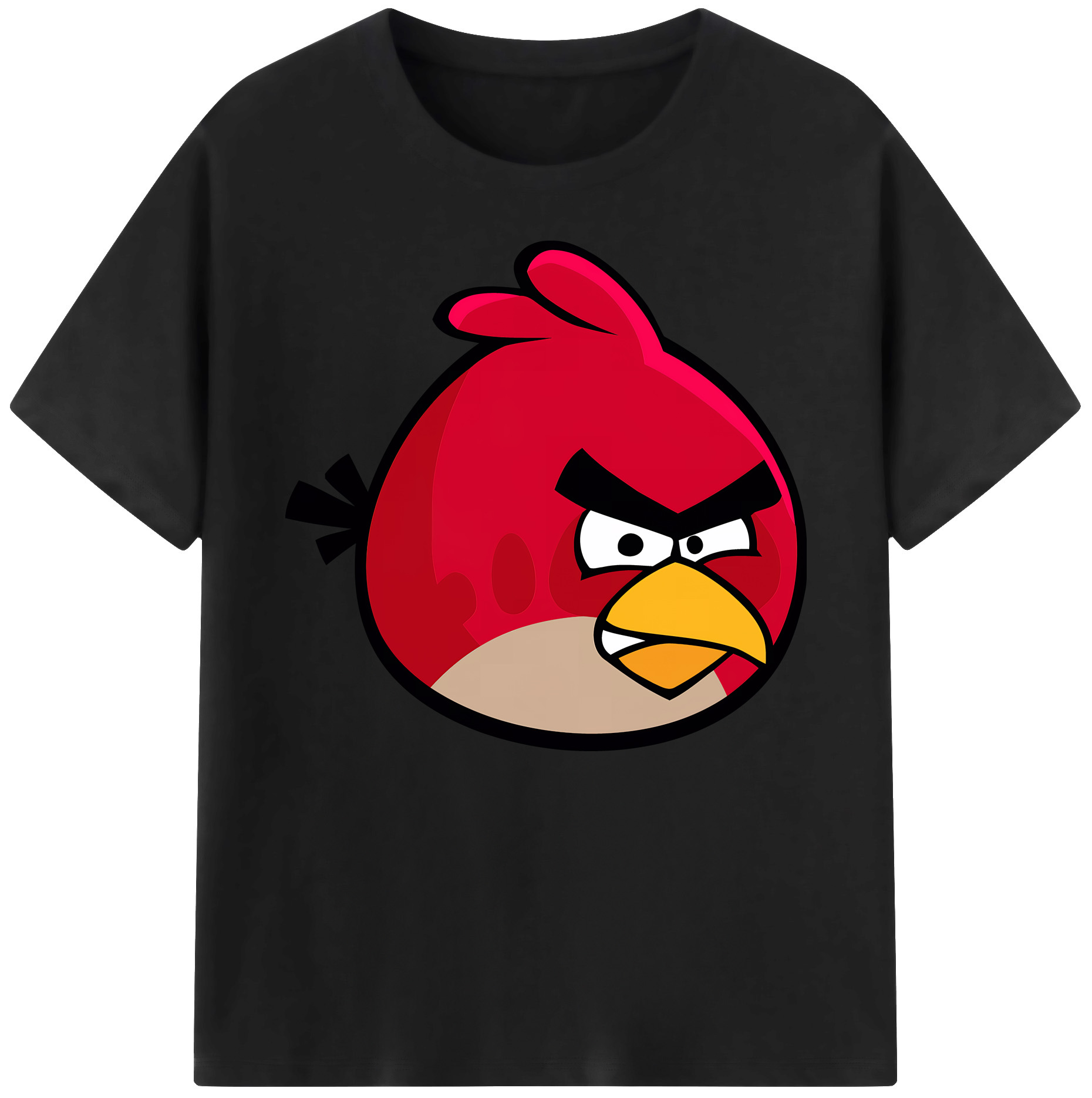 （画像用） Angry Birds アングリーバード 綿100％ メンズ半袖Tシャツ｜肌触りやわらか＆通気性