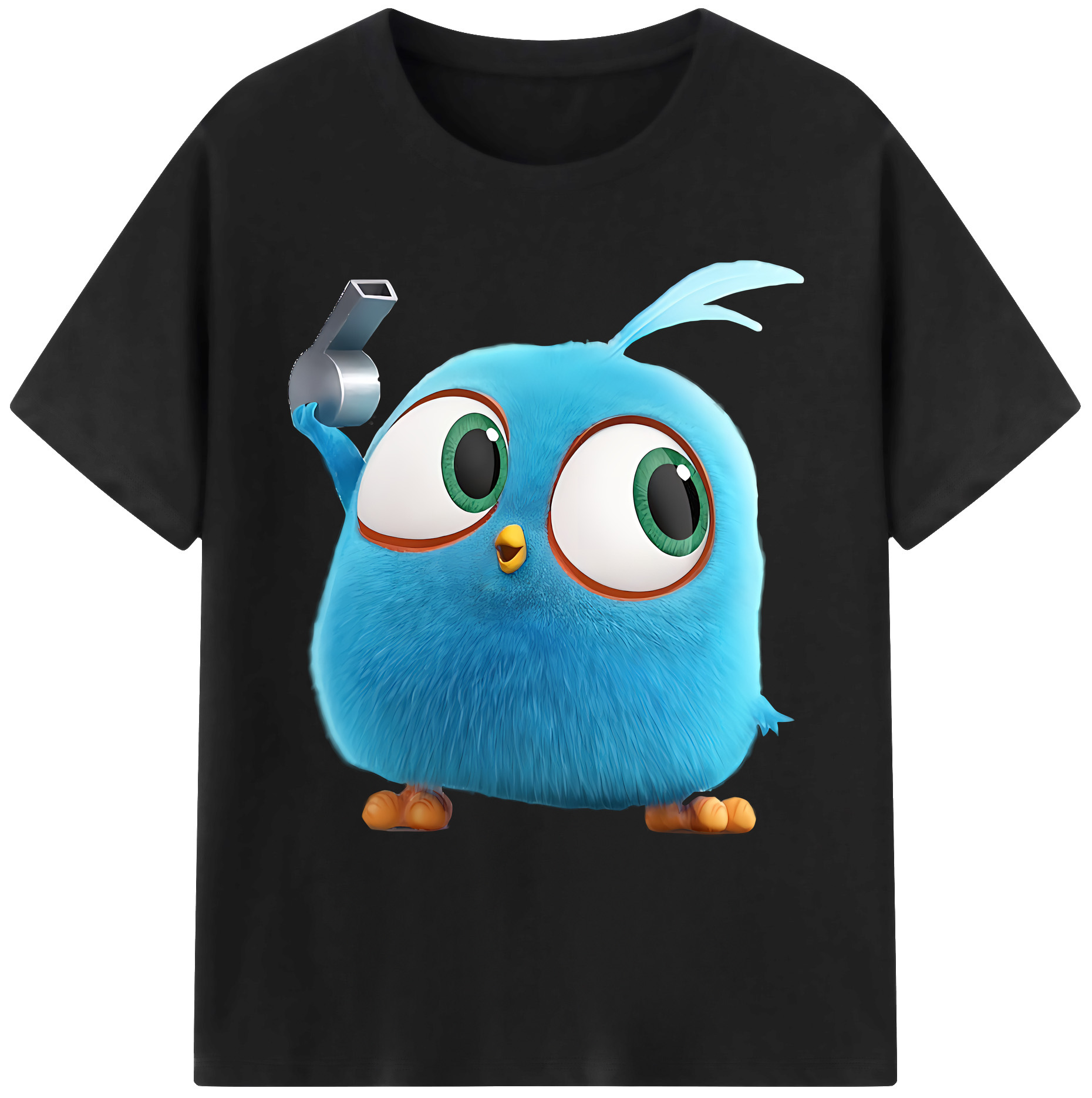 （画像用） Angry Birds アングリーバード 綿100％ メンズ半袖Tシャツ｜肌触りやわらか＆通気性