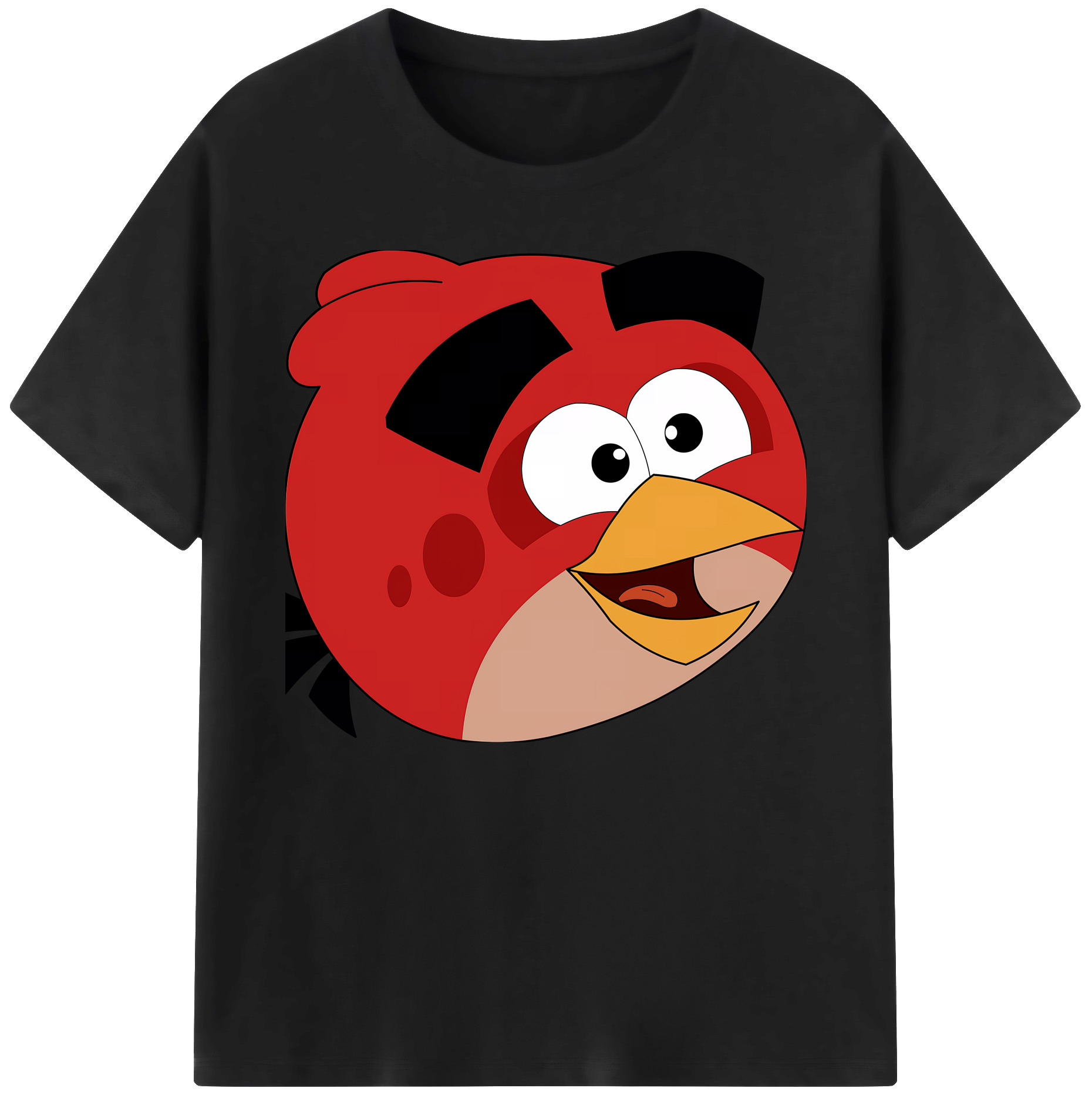 （画像用） Angry Birds アングリーバード 綿100％ メンズ半袖Tシャツ｜肌触りやわらか＆通気性