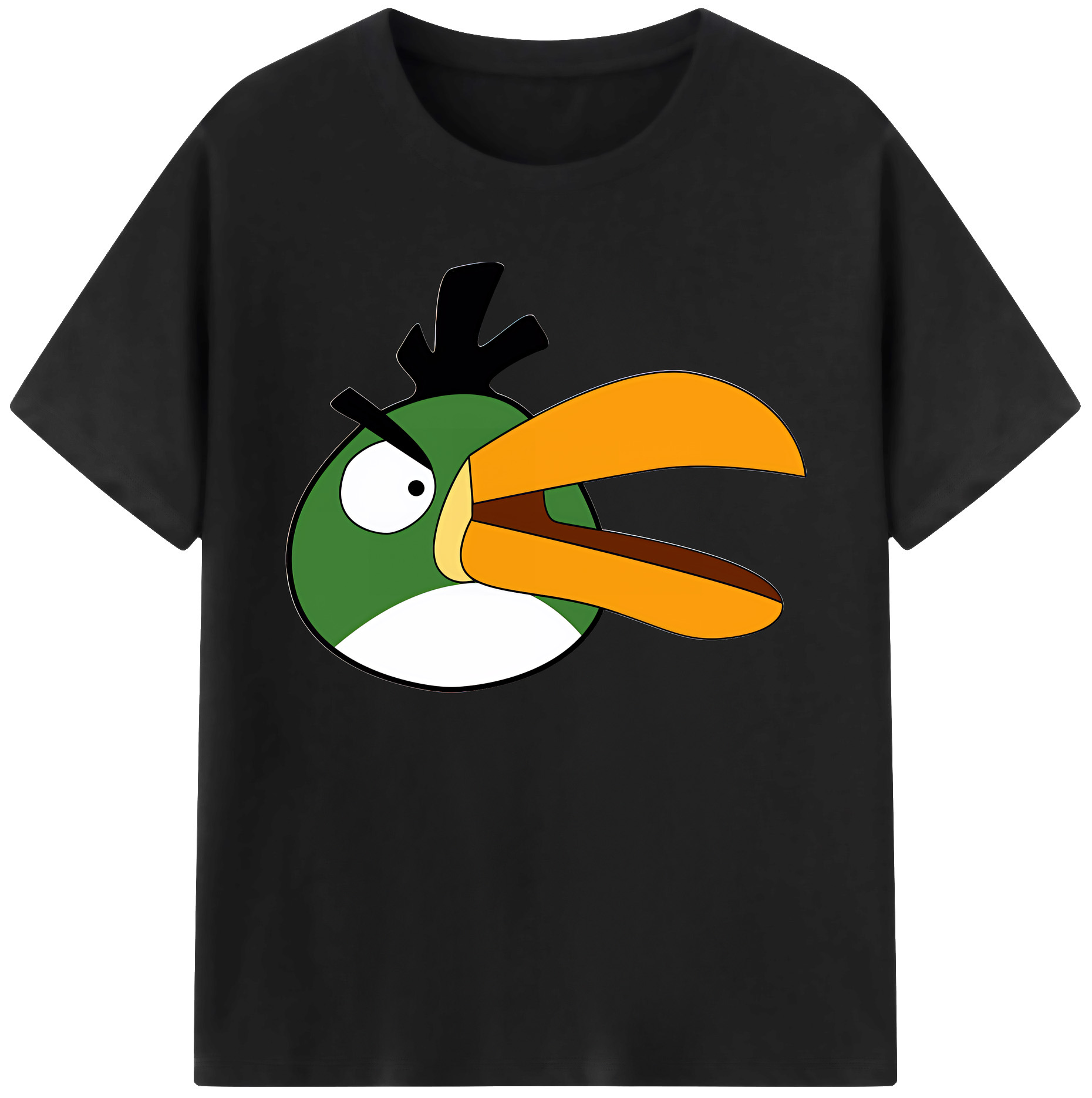 （画像用） Angry Birds アングリーバード 綿100％ メンズ半袖Tシャツ｜肌触りやわらか＆通気性