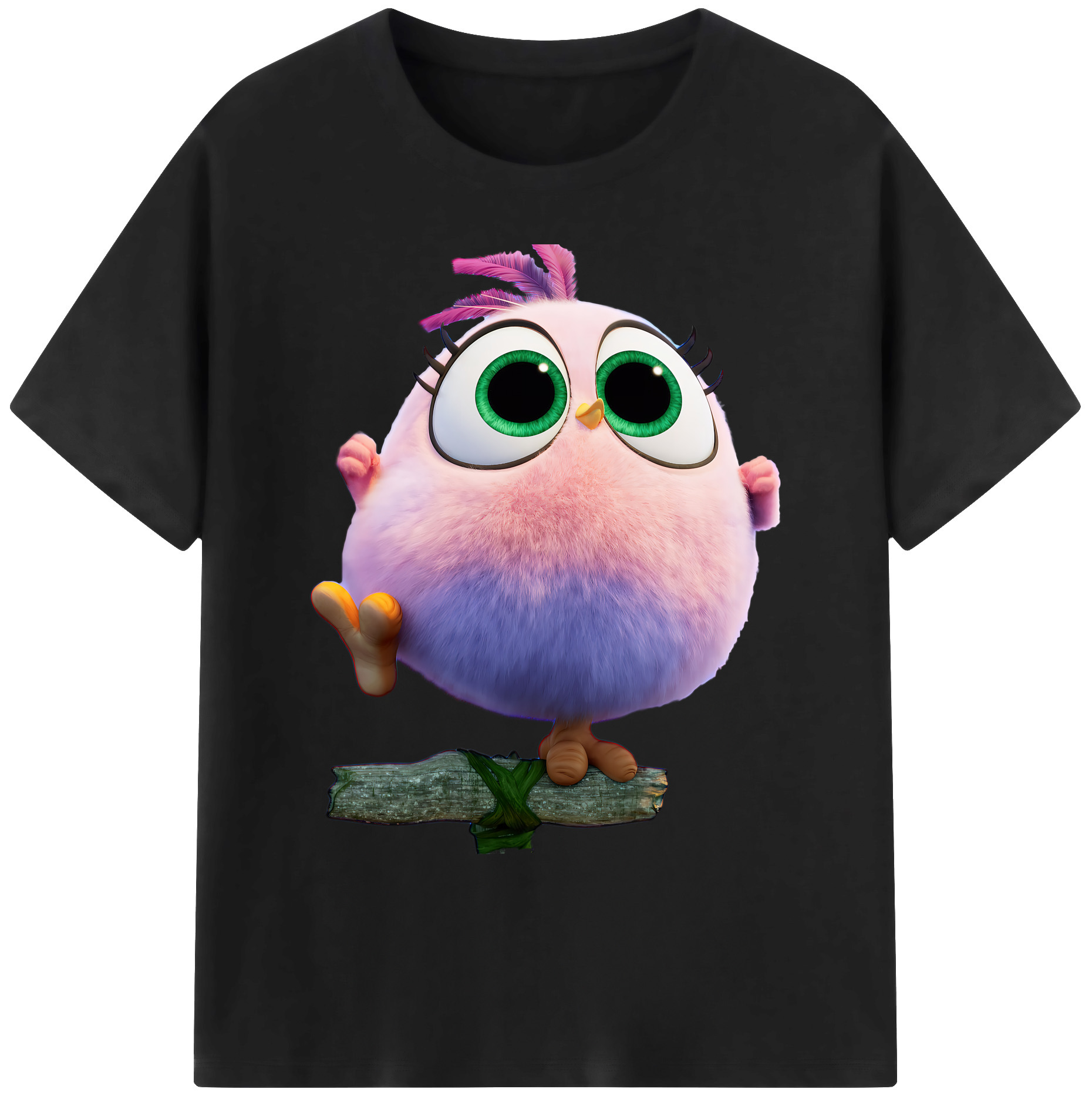 （画像用） Angry Birds アングリーバード 綿100％ メンズ半袖Tシャツ｜肌触りやわらか＆通気性