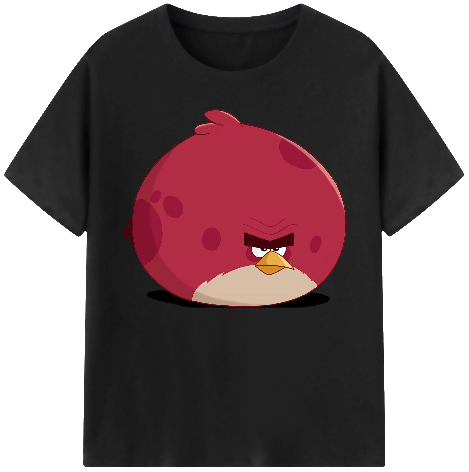 （画像用） Angry Birds アングリーバード 綿100％ メンズ半袖Tシャツ｜肌触りやわらか＆通気性