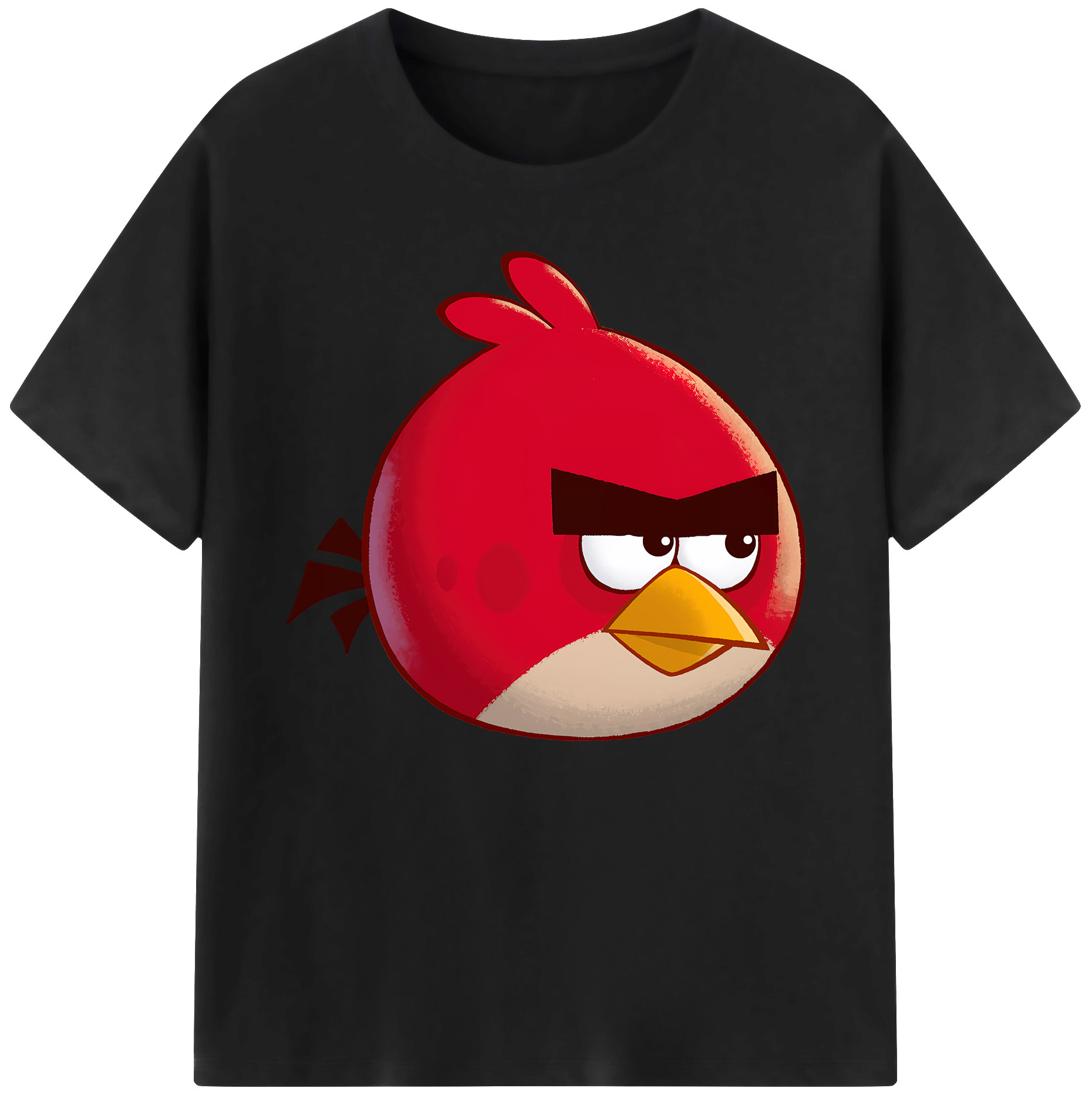 （画像用） Angry Birds アングリーバード 綿100％ メンズ半袖Tシャツ｜肌触りやわらか＆通気性