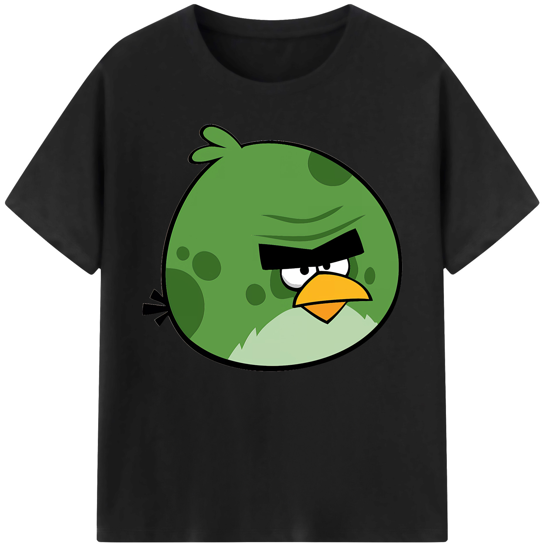 （画像用） Angry Birds アングリーバード 綿100％ メンズ半袖Tシャツ｜肌触りやわらか＆通気性