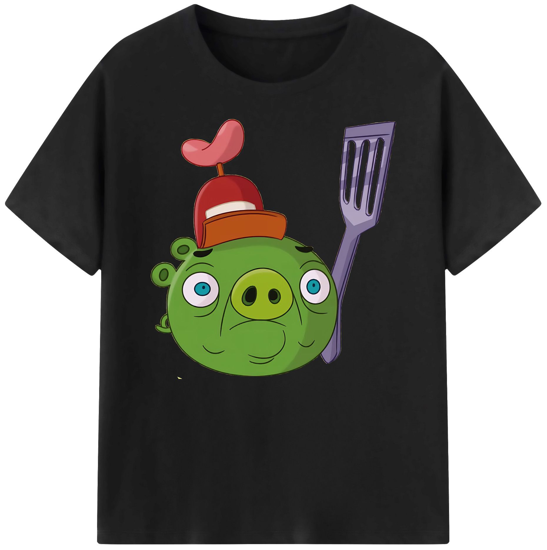 （画像用） Angry Birds アングリーバード 綿100％ メンズ半袖Tシャツ｜肌触りやわらか＆通気性
