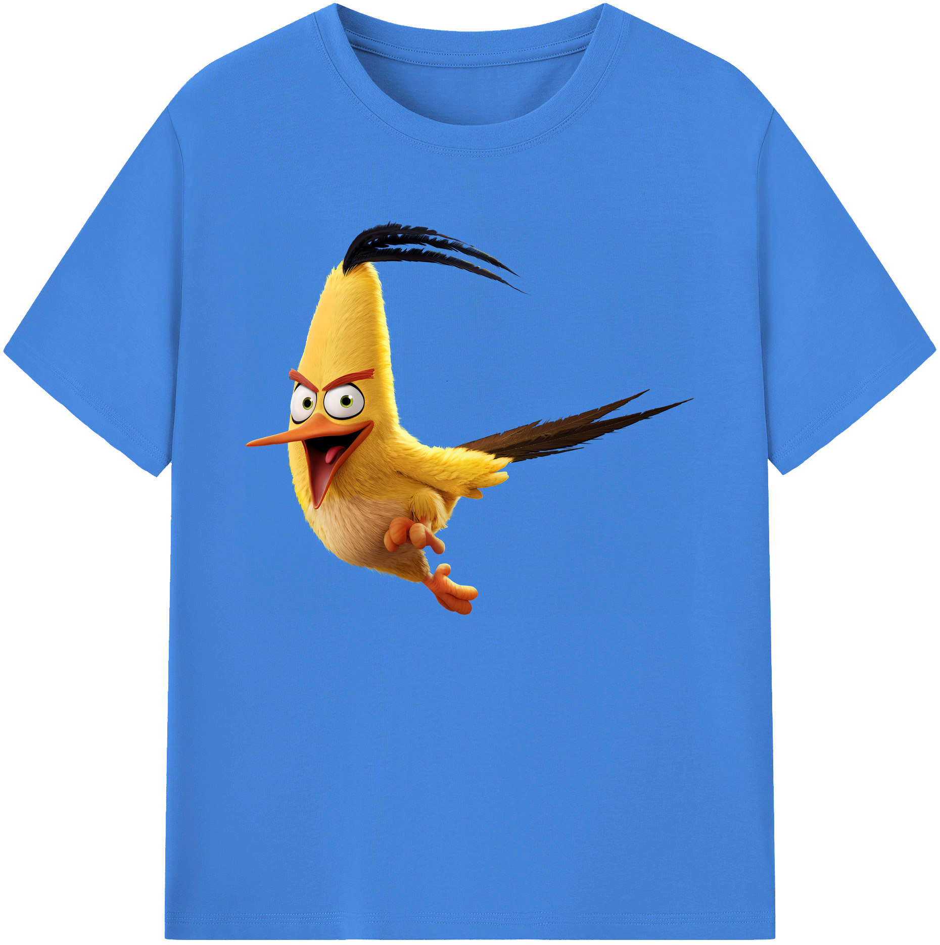 （画像用） Angry Birds アングリーバード 綿100％ メンズ半袖Tシャツ｜肌触りやわらか＆通気性