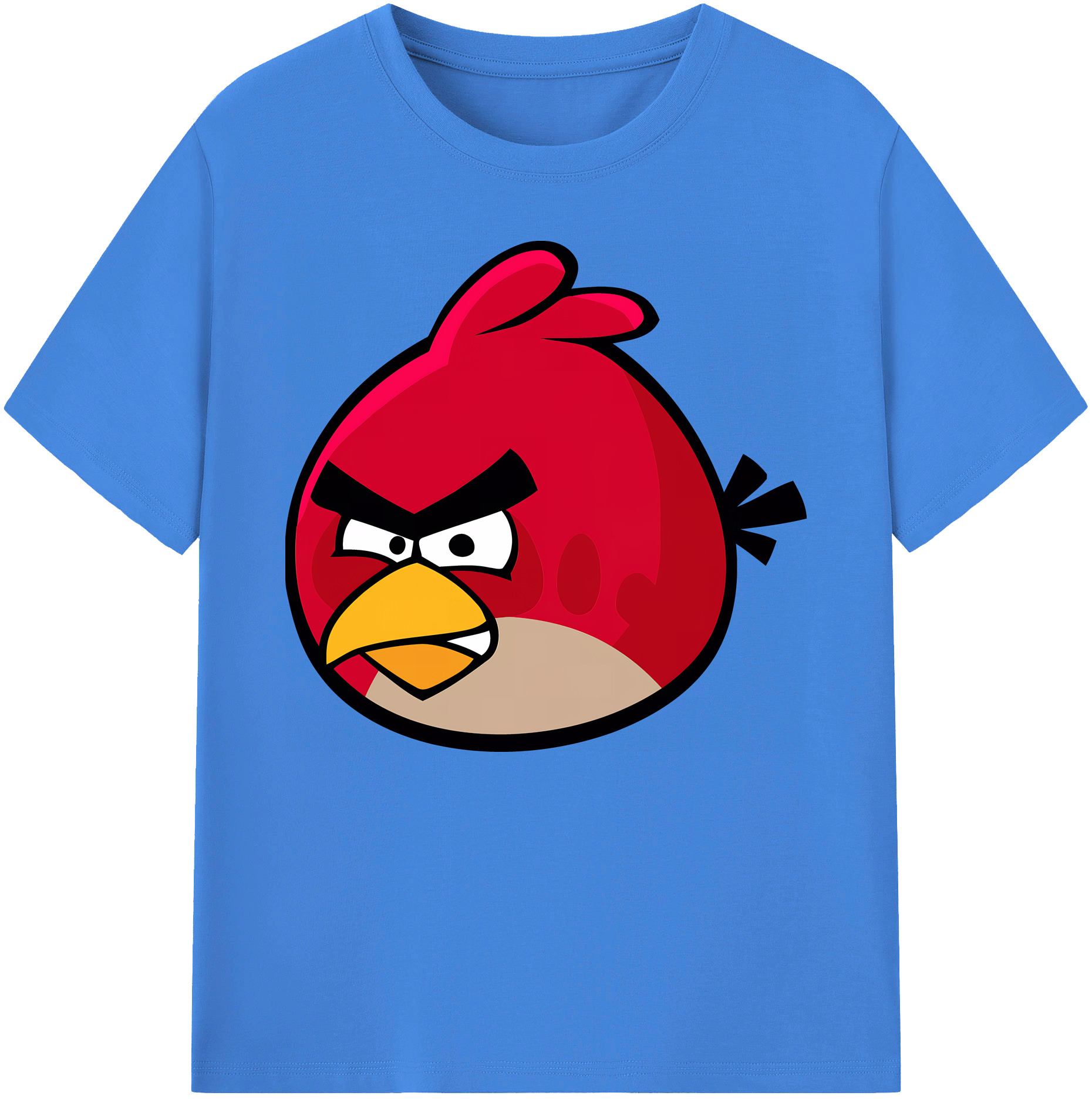 （画像用） Angry Birds アングリーバード 綿100％ メンズ半袖Tシャツ｜肌触りやわらか＆通気性